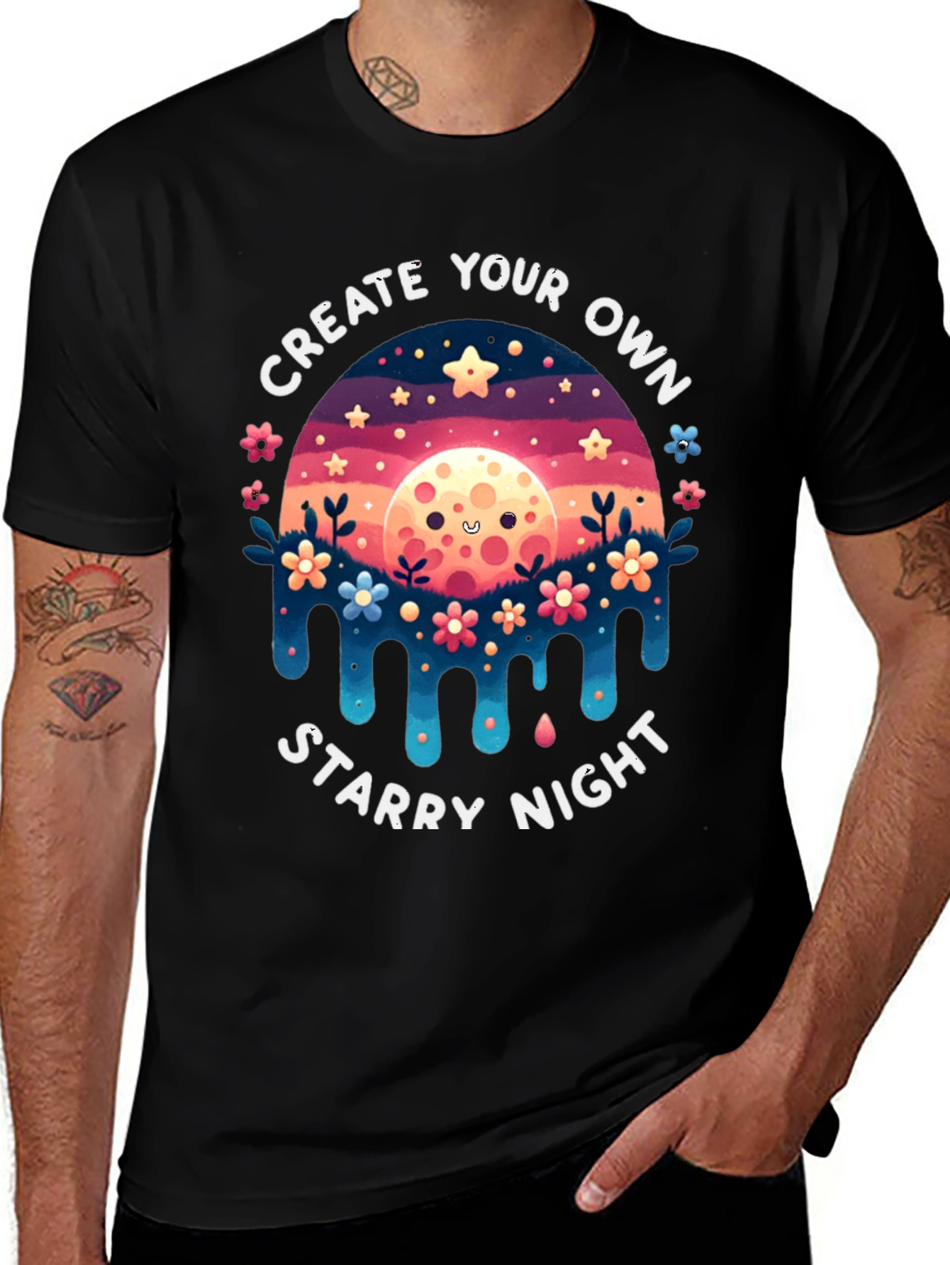 Variant 19 of Create Your Own Starry Night Graphic Tee
