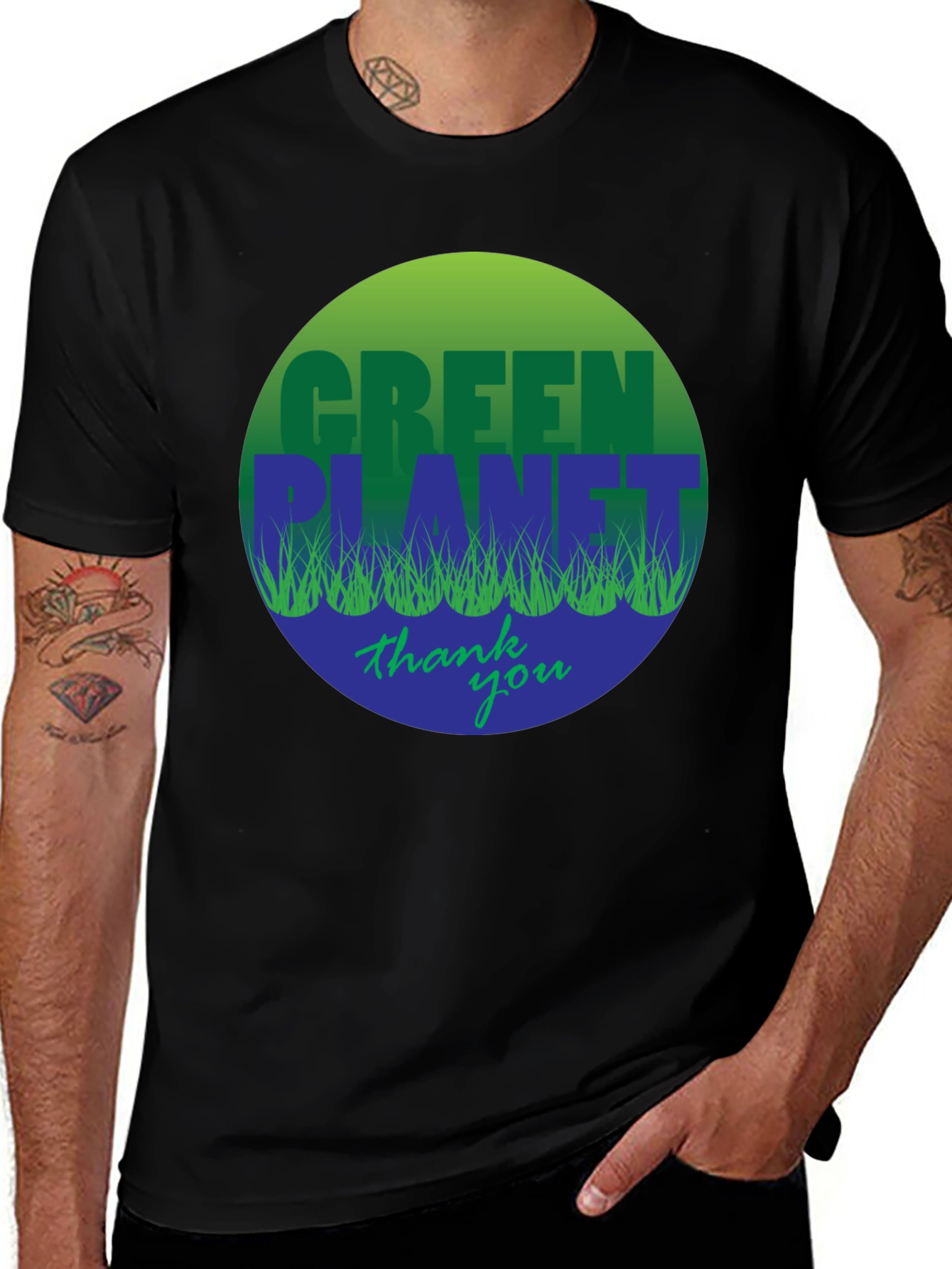 Green Planet Graphic T-Shirt - Eco Friendly
