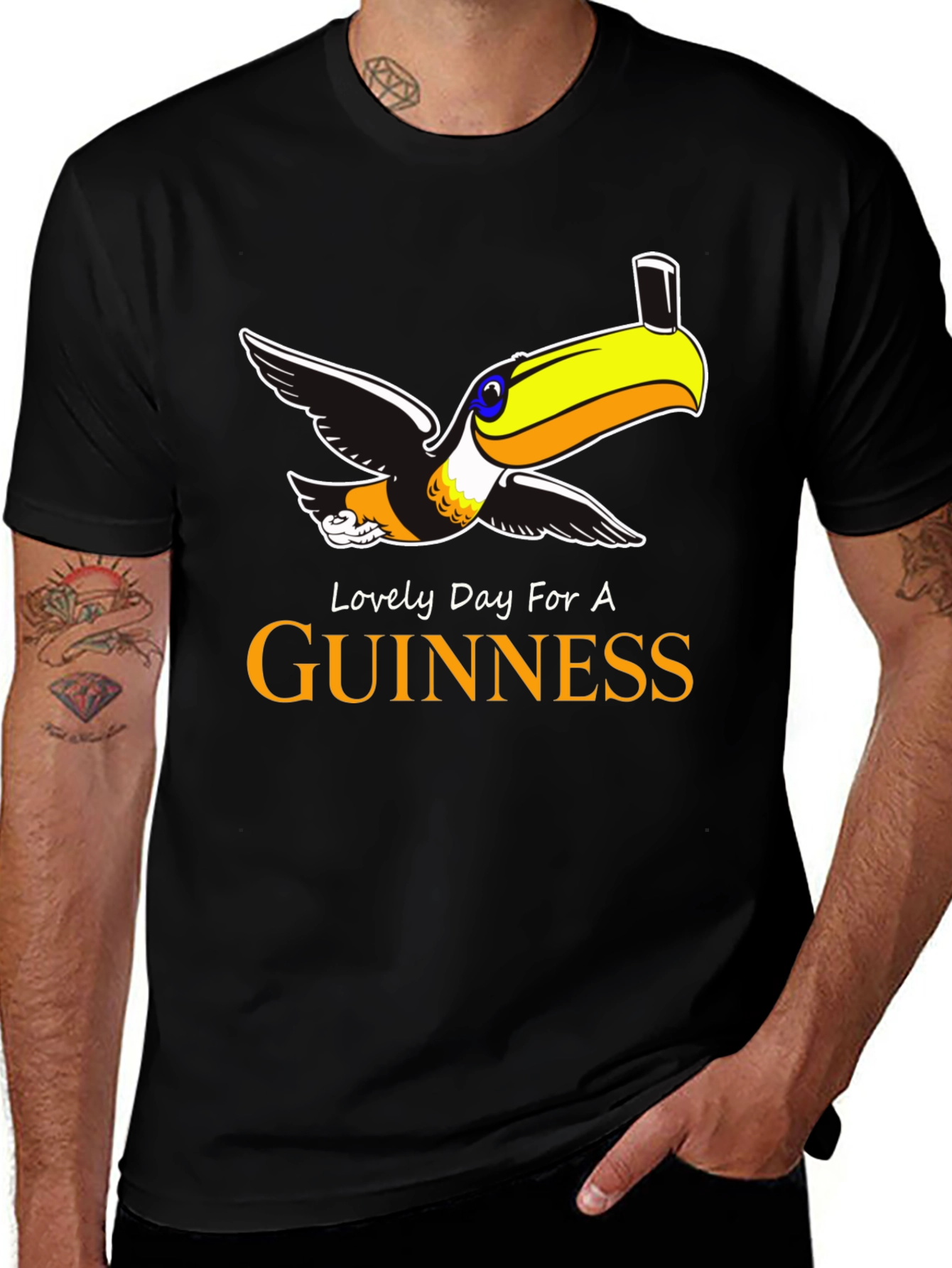Guinness Toucan Black T-Shirt