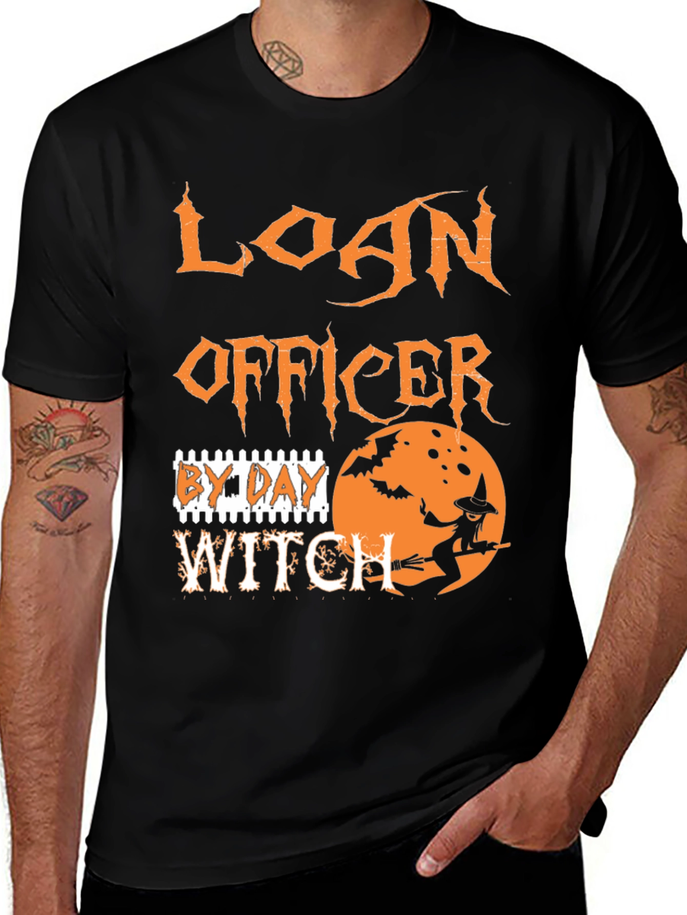 Variant 6 of Loan Officer By Day Witch Halloween T-Shirt