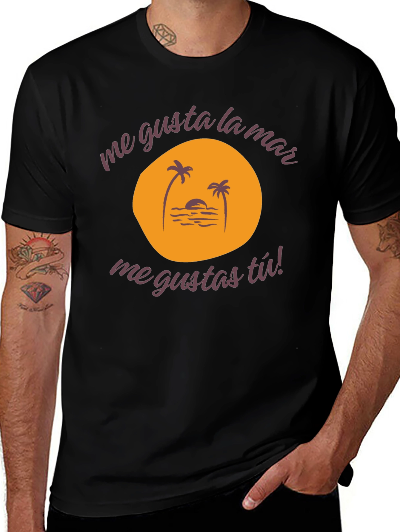 Variant 21 of Me Gusta la Mar T-Shirt - Beach Summer Tee