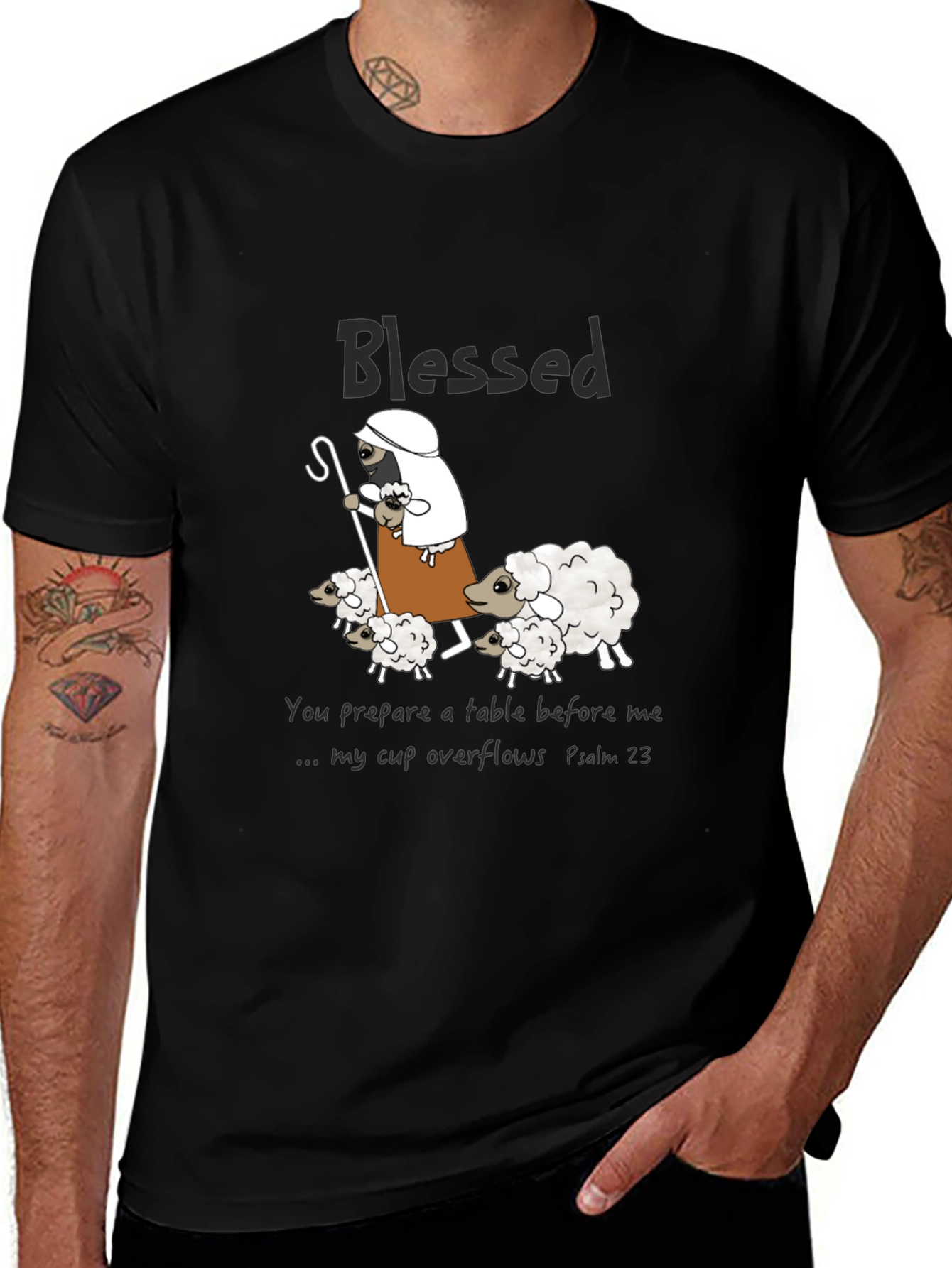 Blessed Sheep Shepherd T-Shirt