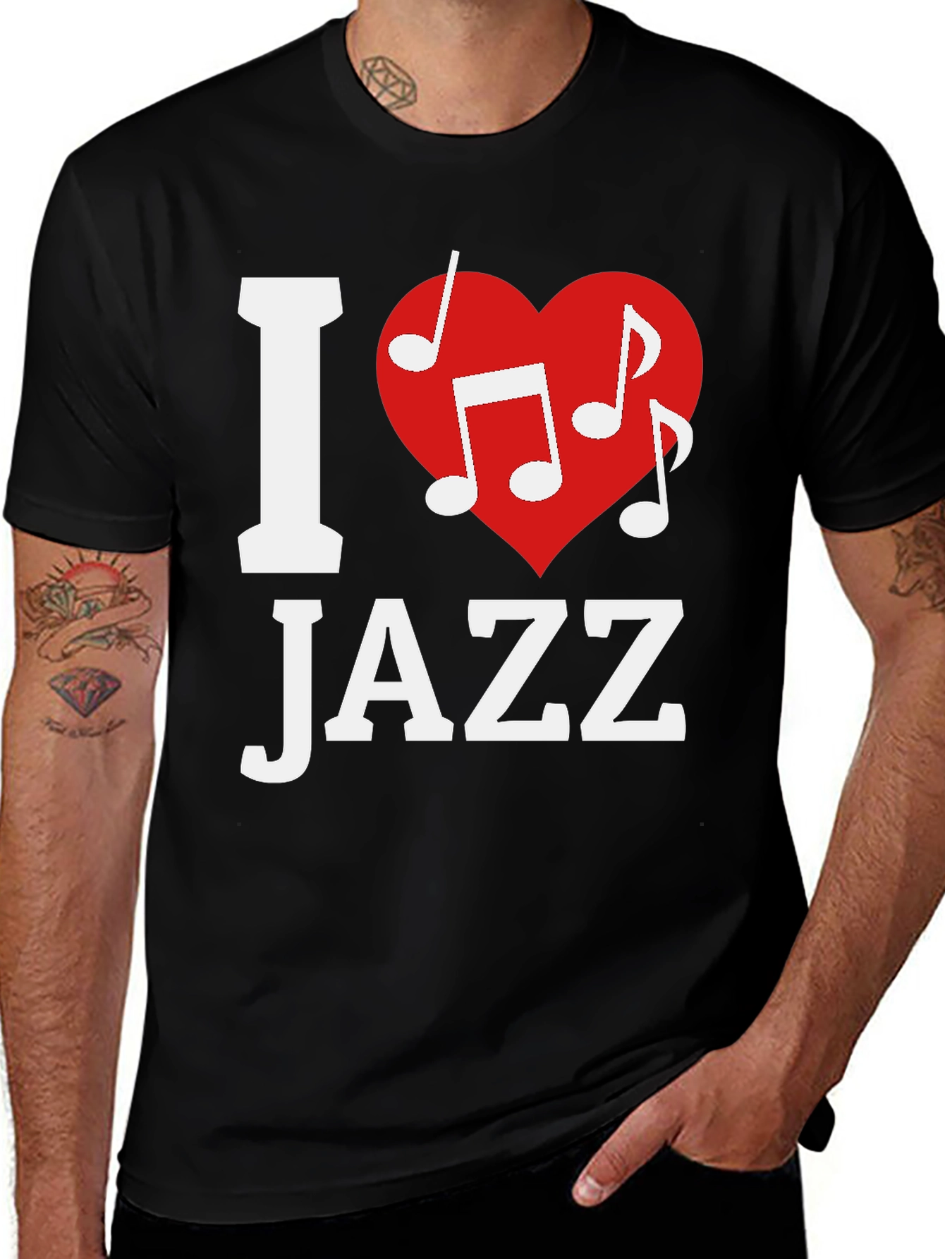 Variant 26 of I Heart Jazz Music T-Shirt