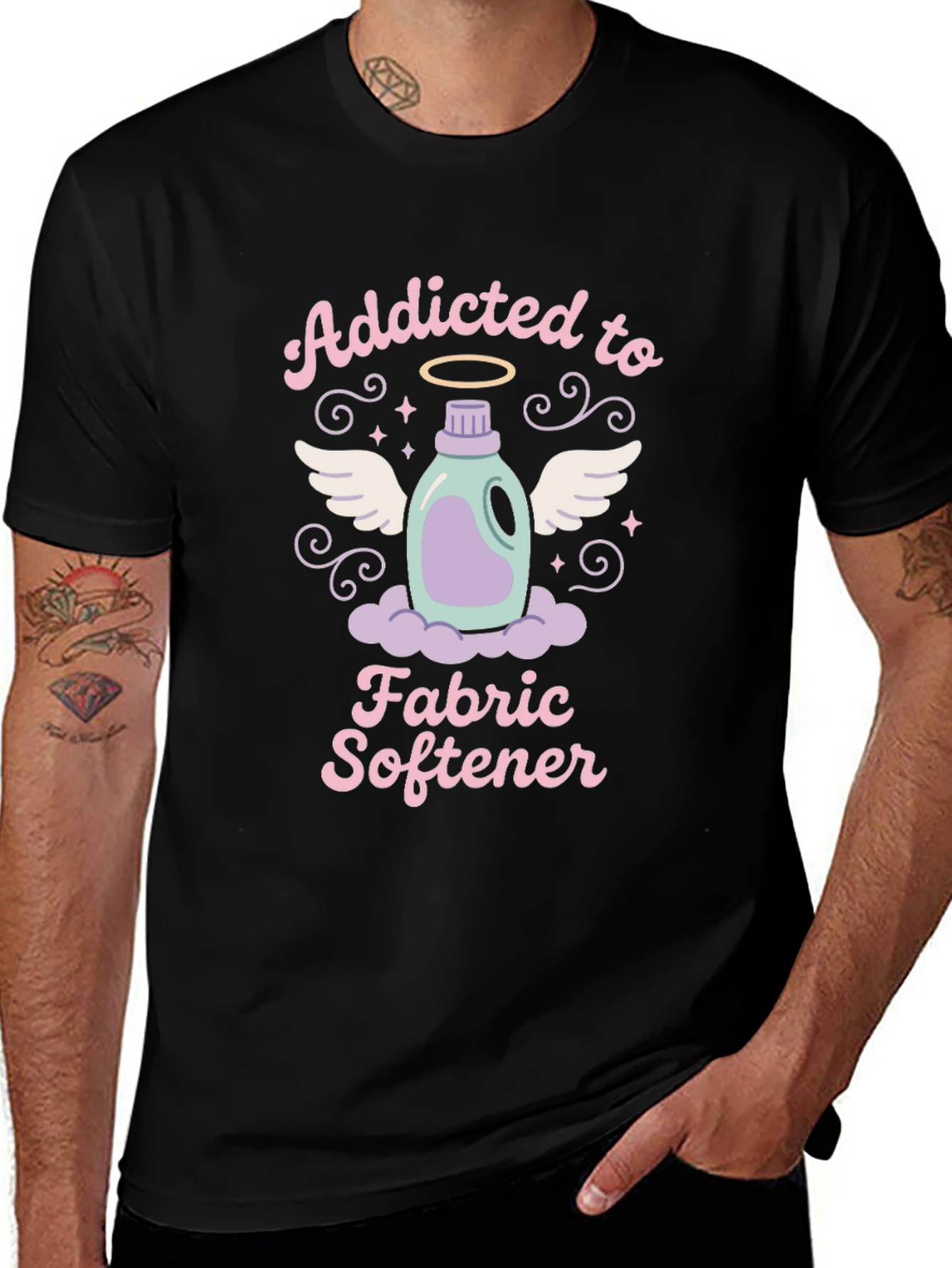 Variant 12 of Addicted to Fabric Softener T-Shirt - Soft Wash Apparel