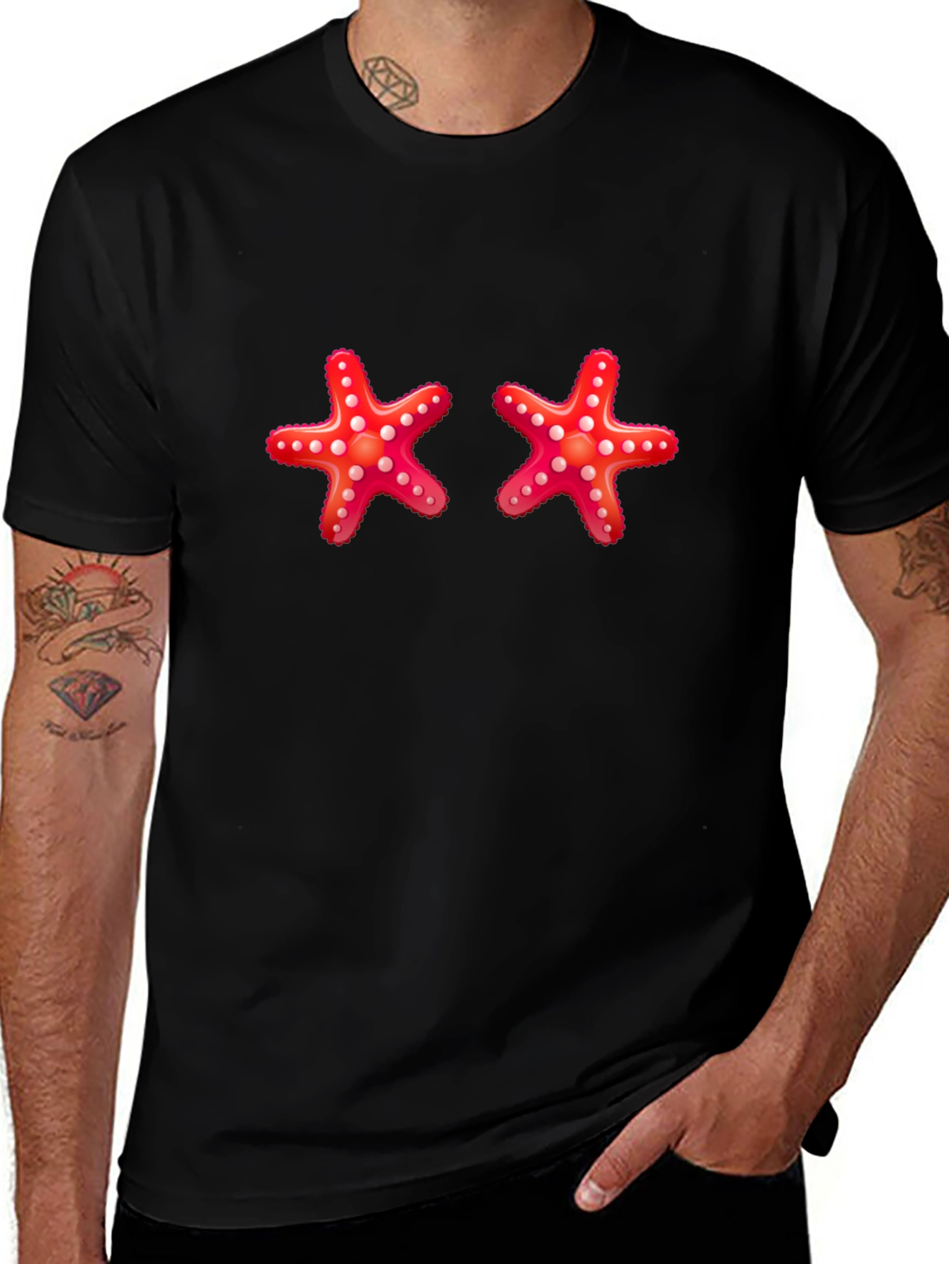 Starfish Tee - Tropical Ocean Summer T-Shirt