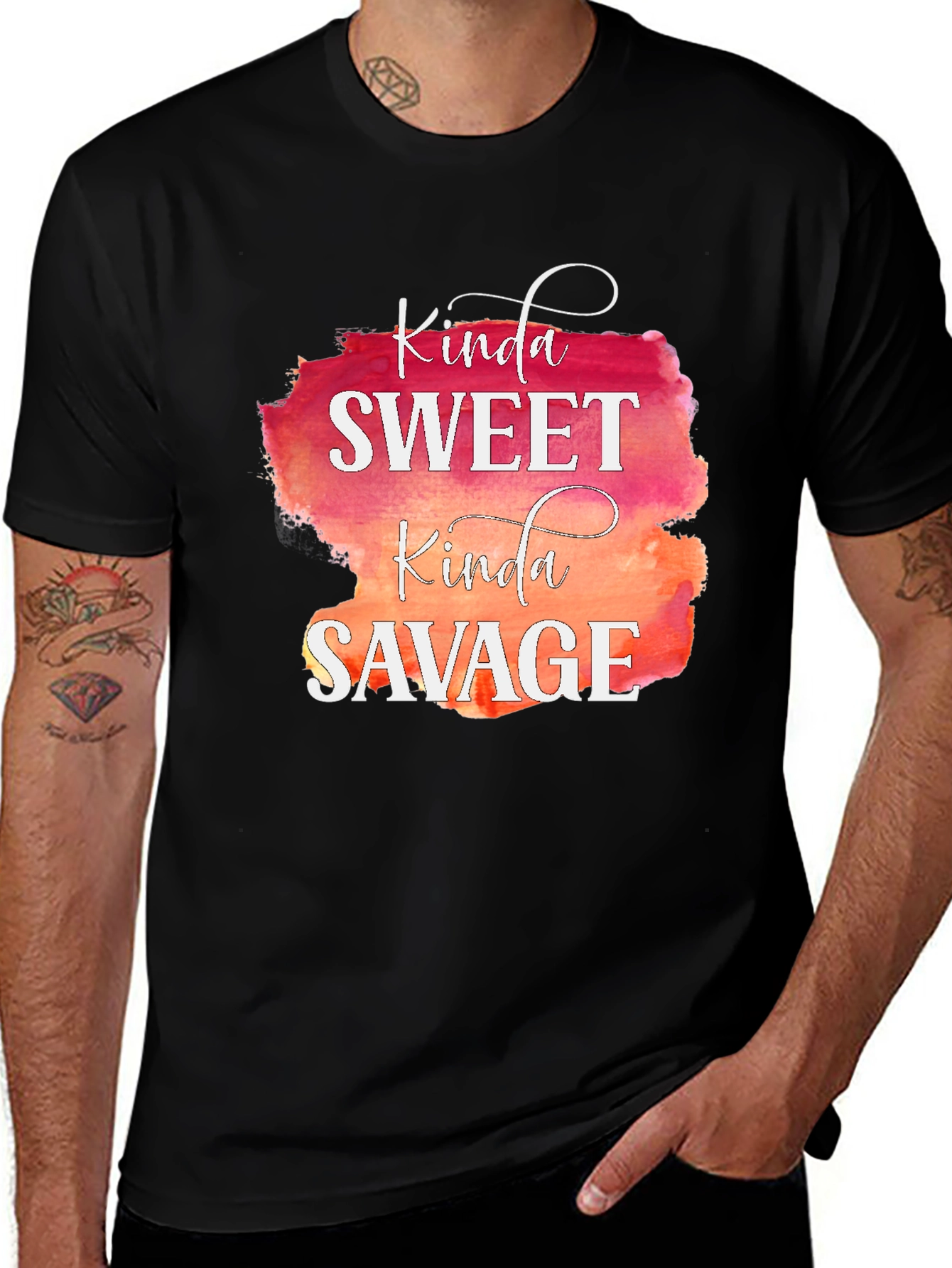 Variant 23 of Kinda Sweet Kinda Savage Graphic Tee