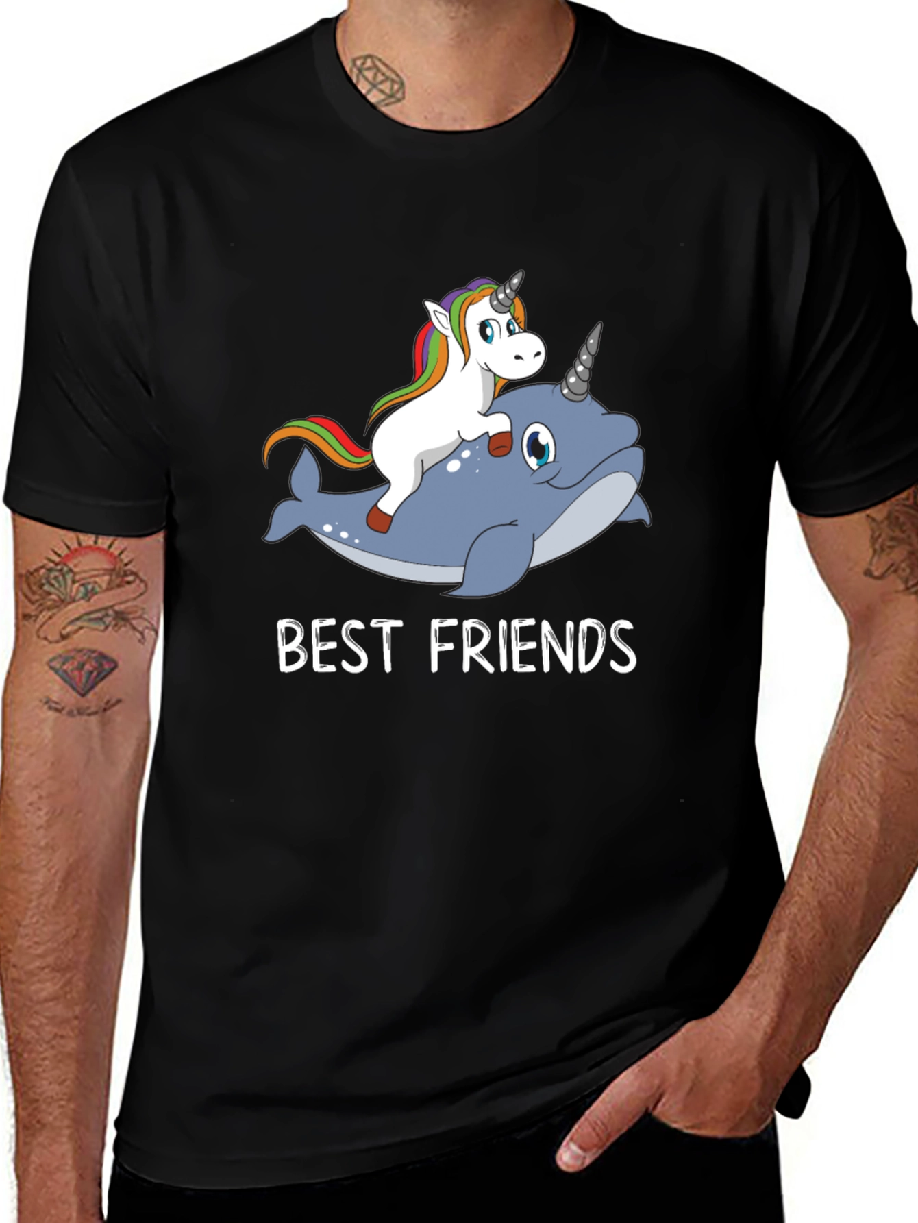 Variant 11 of Best Friends Unicorn & Narwhal T-Shirt
