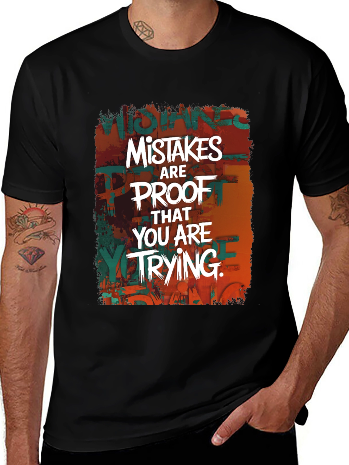 Mistakes are Proof T-Shirt - Inspiring Graphic Tee