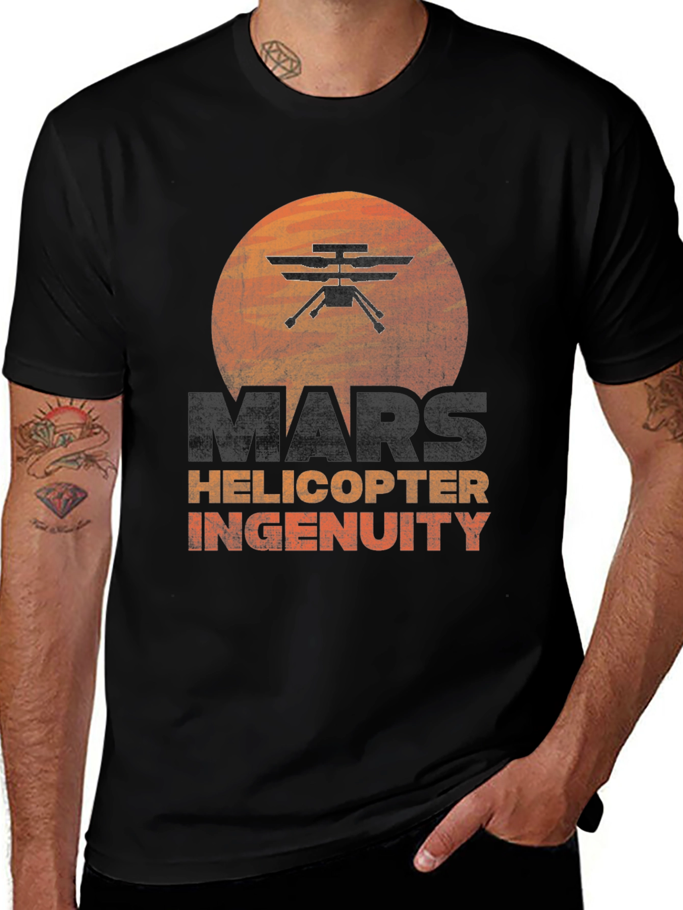 Variant 30 of Mars Helicopter Ingenuity T-Shirt