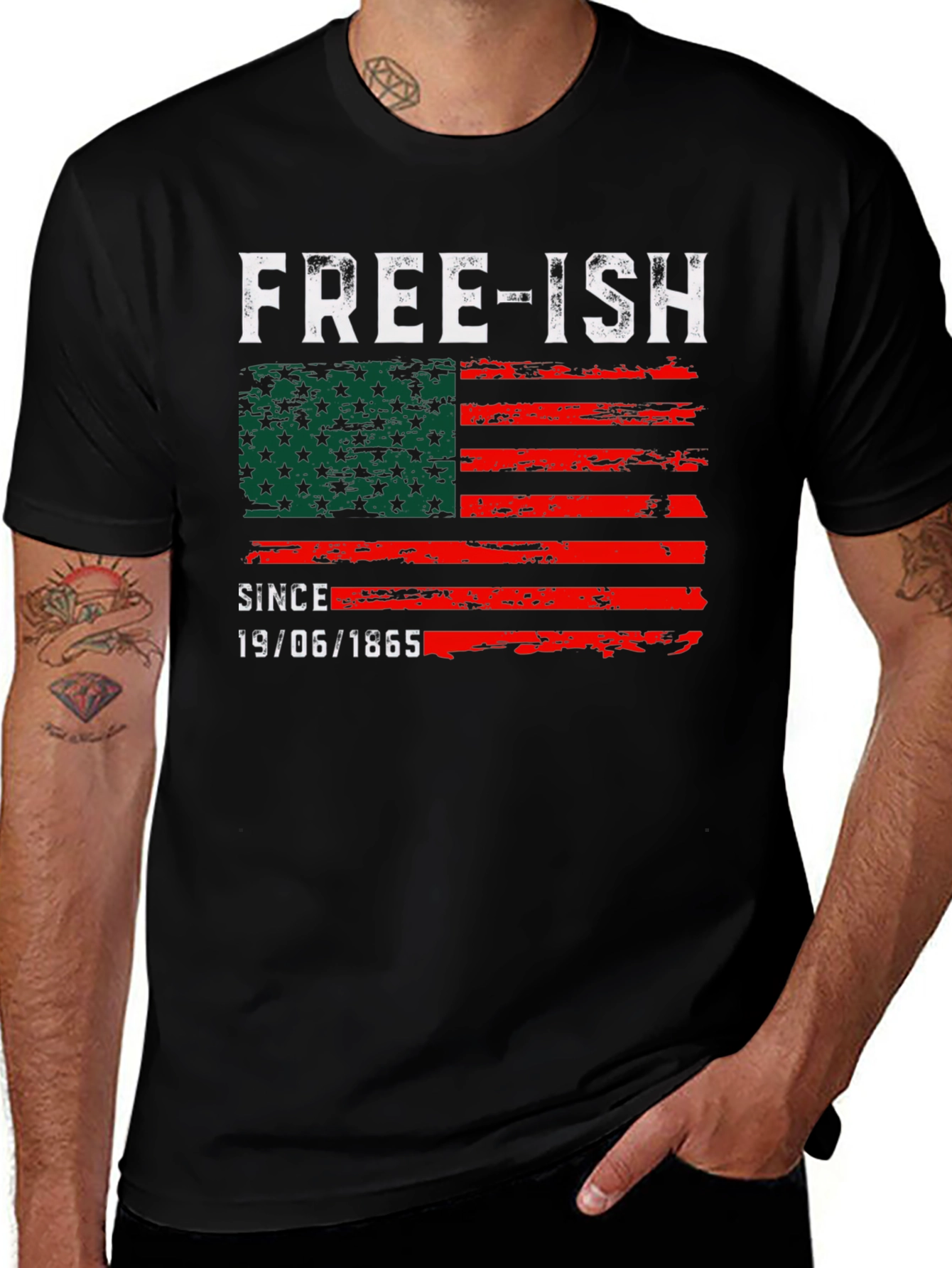 Variant 7 of Free-ish Since 1865 Graphic Tee