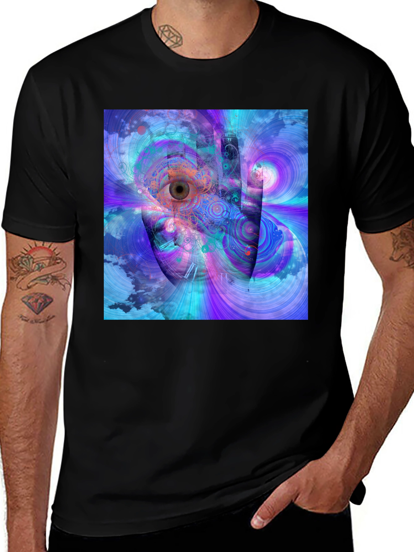 Variant 11 of Eye of Providence Graphic T-Shirt