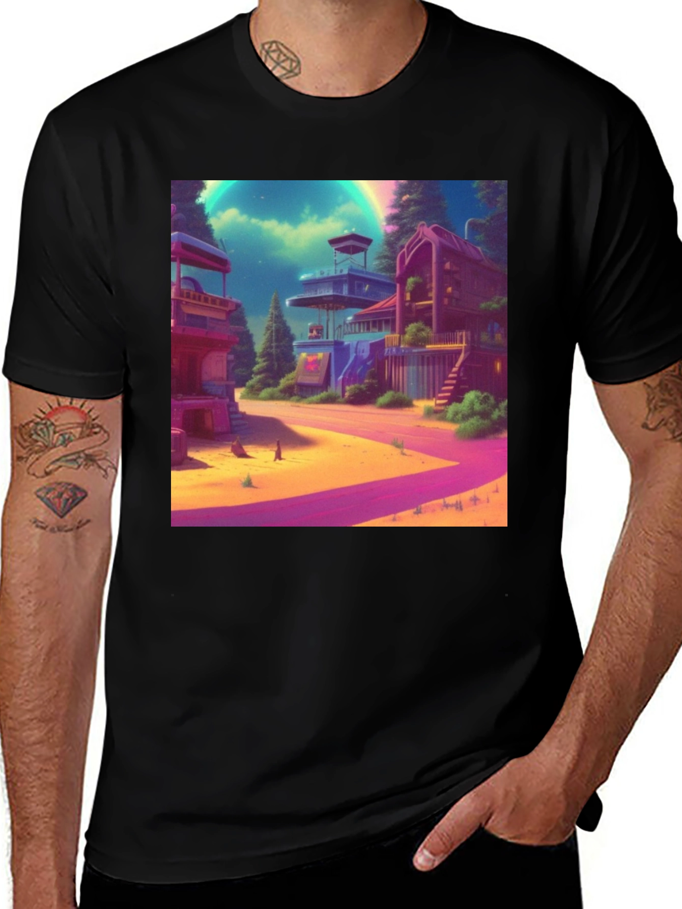 Variant 15 of Retro Future T-Shirt
