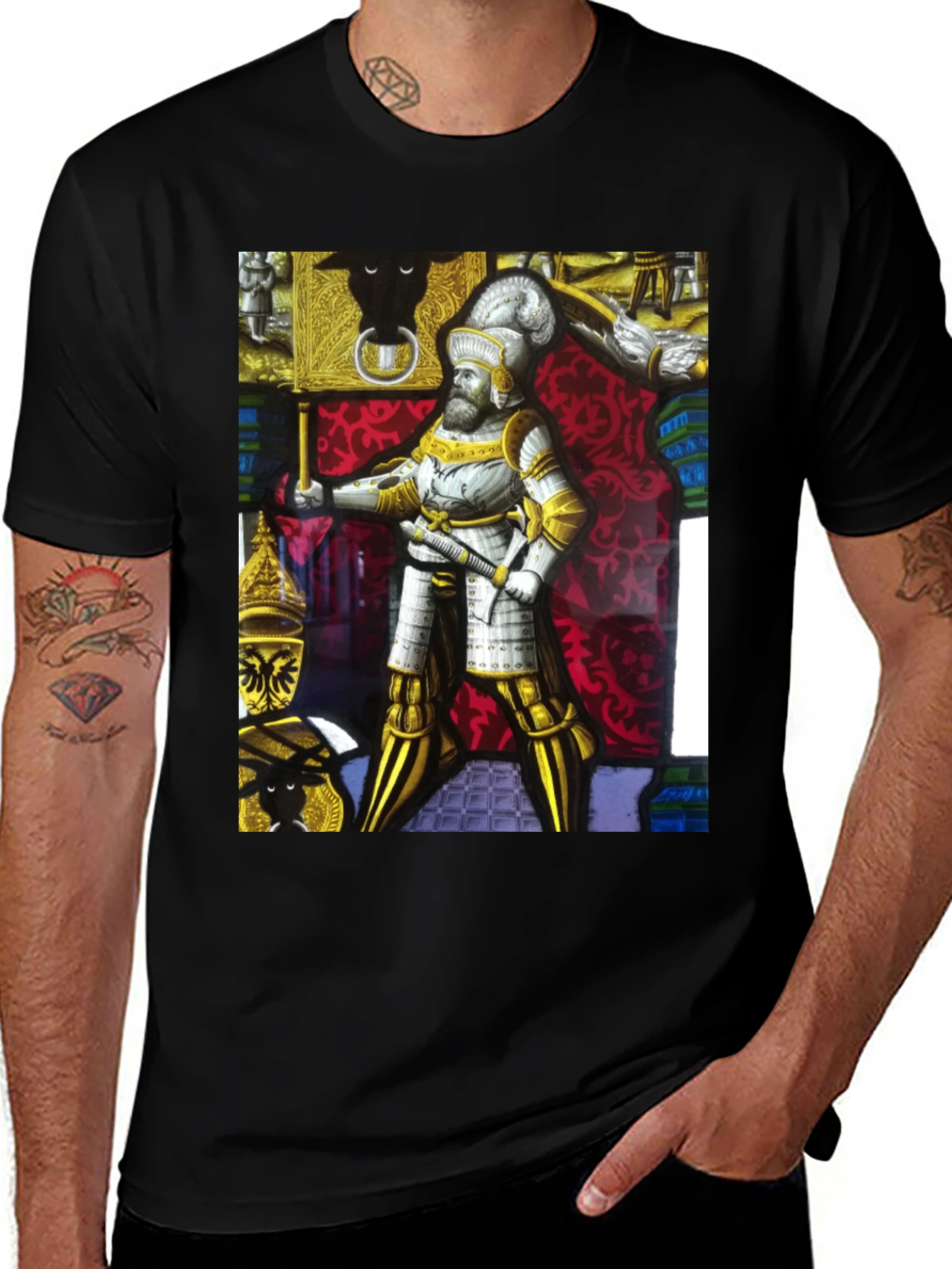 Variant 26 of Medieval Knight Graphic Tee