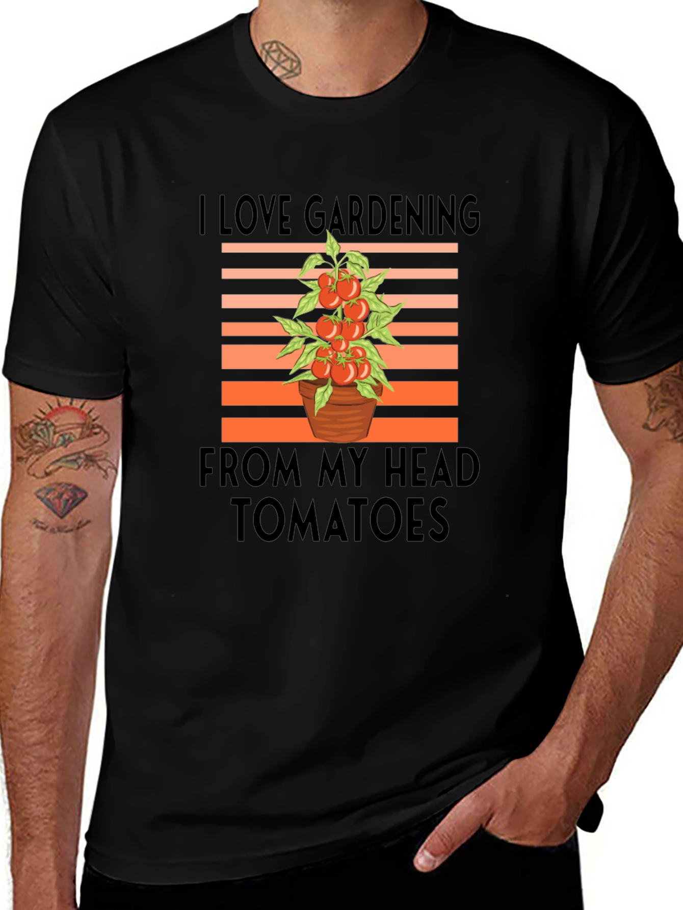 Variant 5 of I Love Gardening Tomato T-Shirt