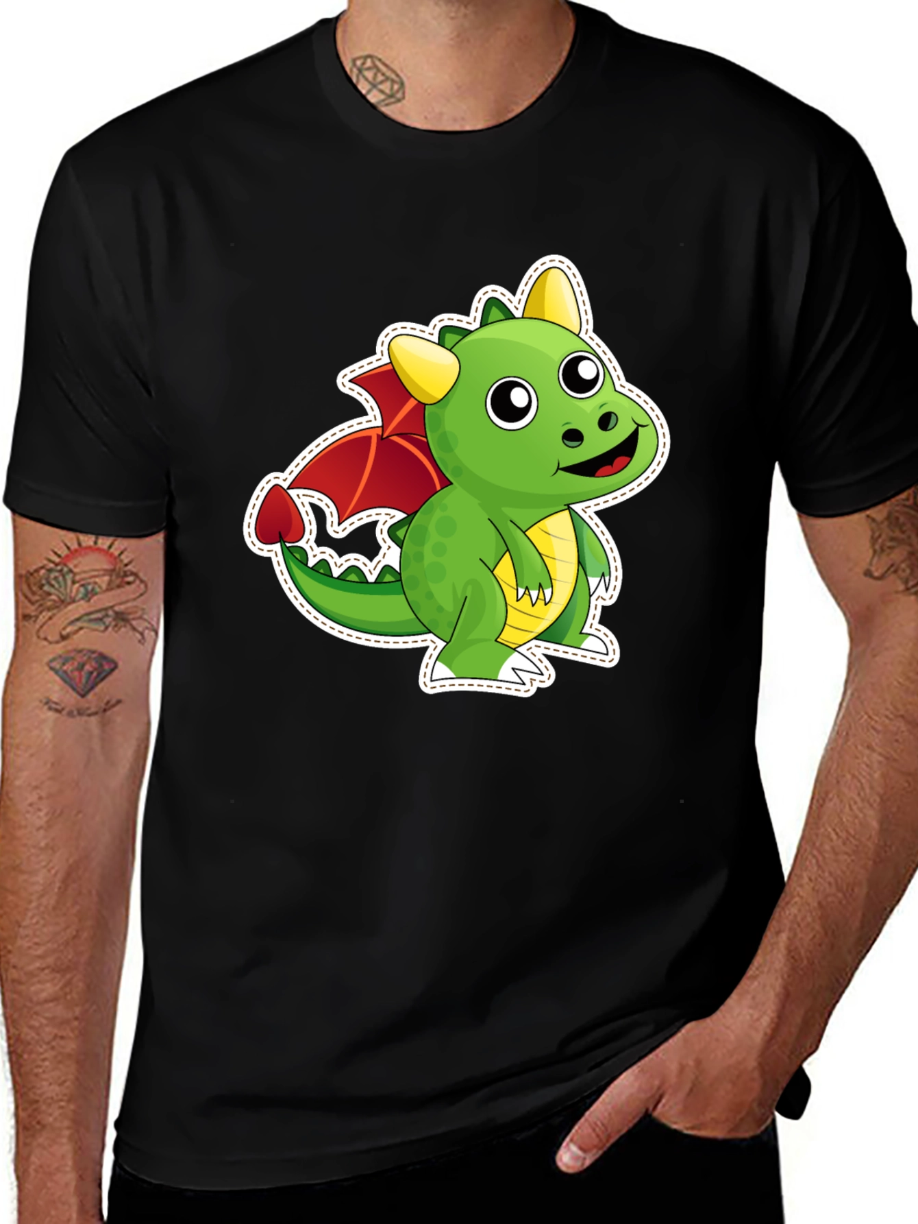 Variant 22 of Cute Dragon Graphic T-Shirt