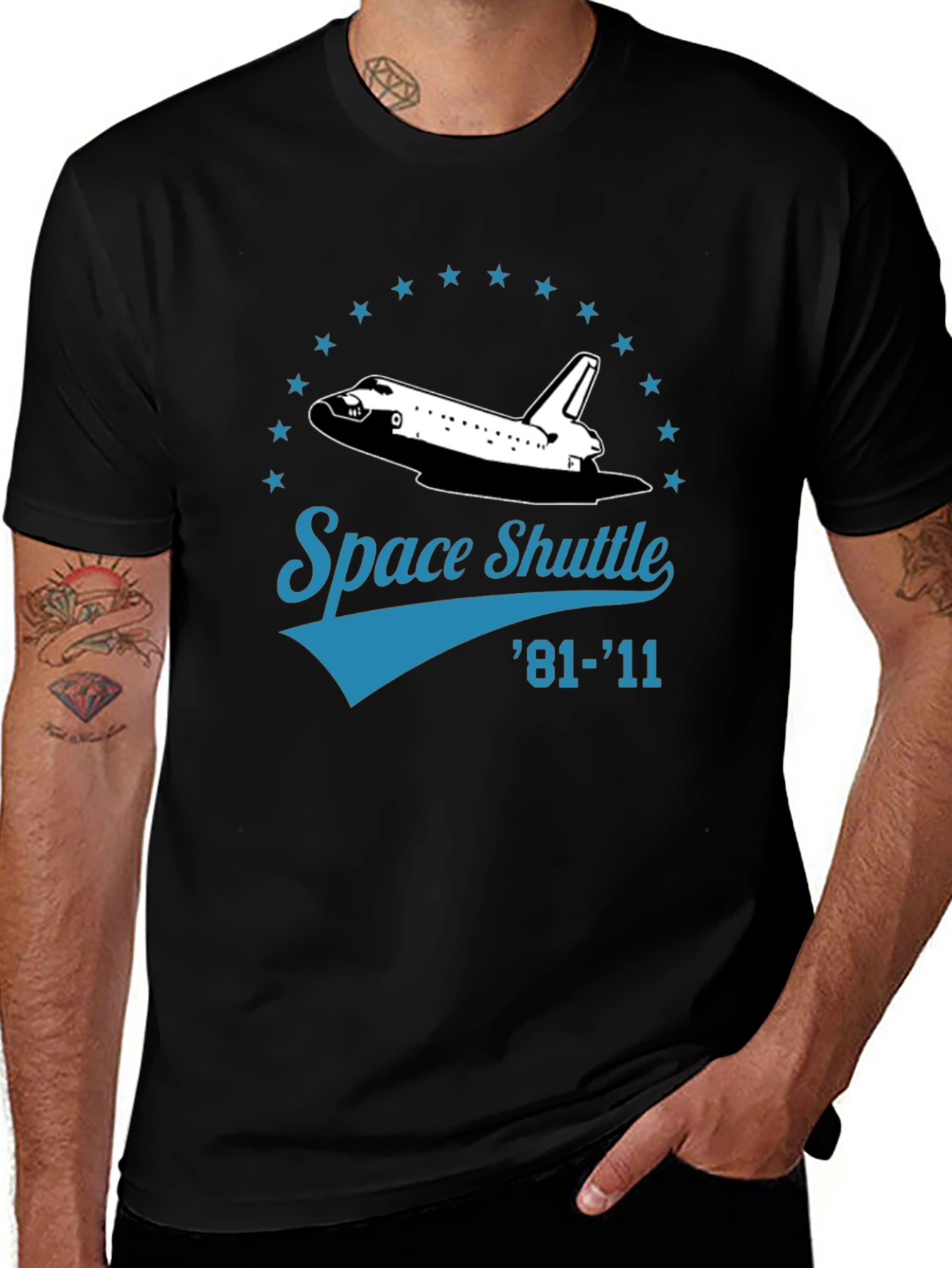 Space Shuttle 81-11 Graphic T-Shirt