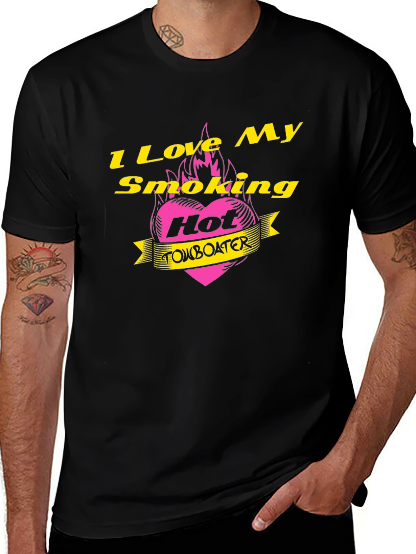 Variant 29 of Smoking Hot Towboater Graphic Tee