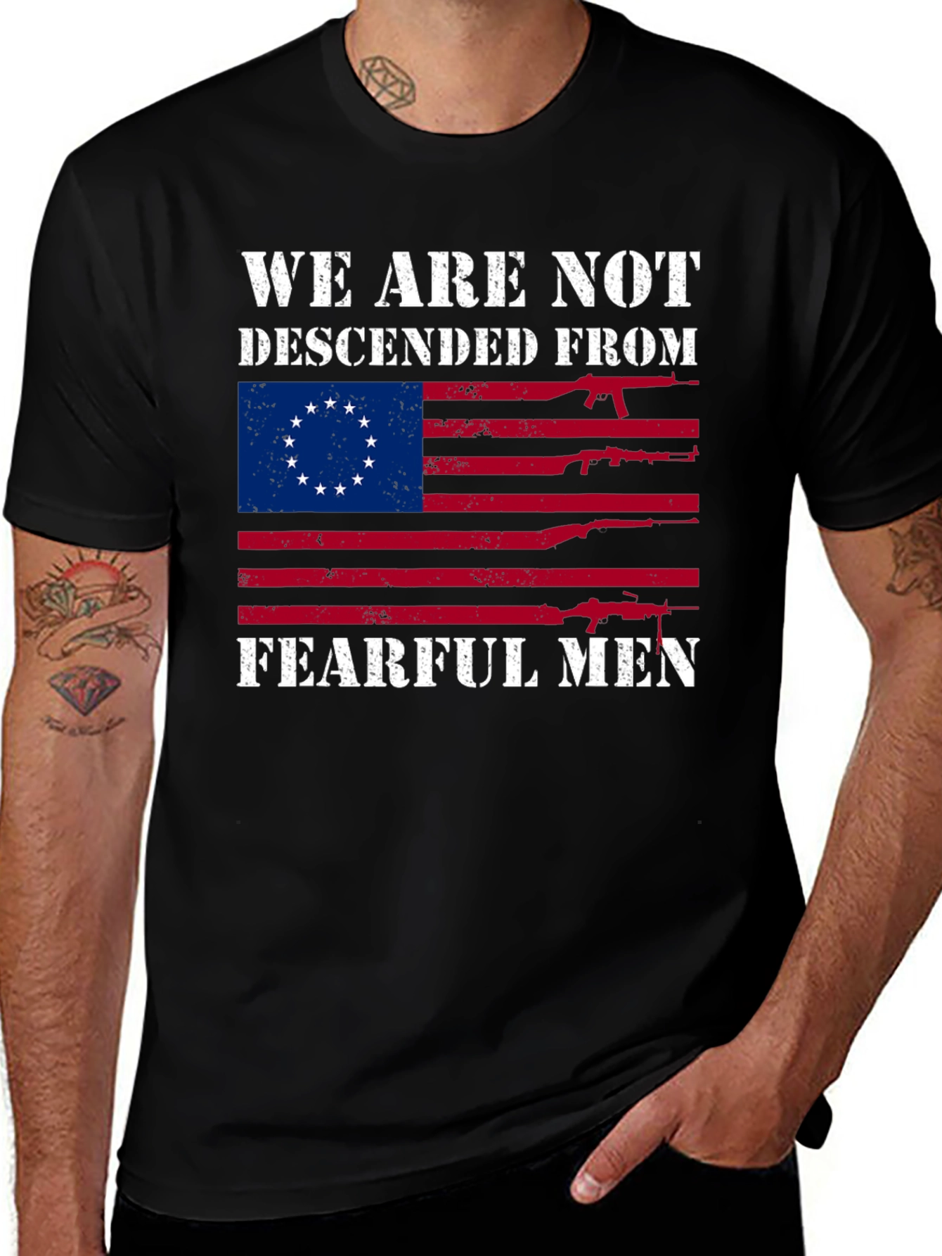 Variant 6 of Fearful Men Graphic T-Shirt