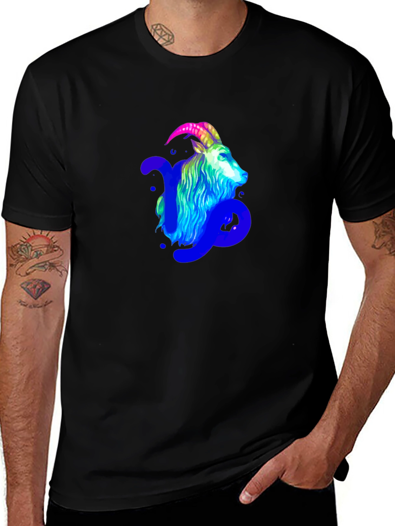Variant 10 of Capricorn Zodiac Graphic T-Shirt