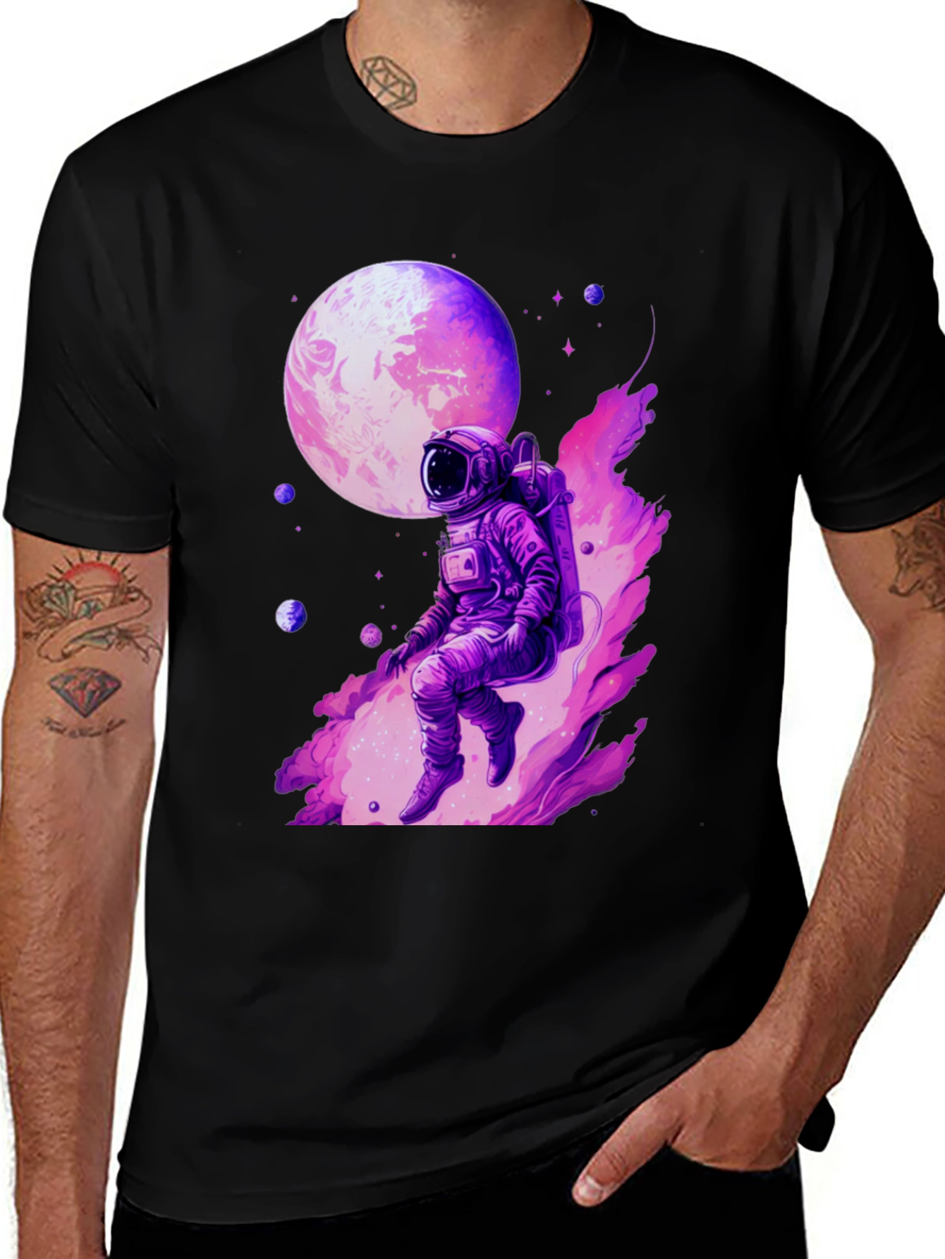 Variant 15 of Astronaut in Space Graphic T-Shirt