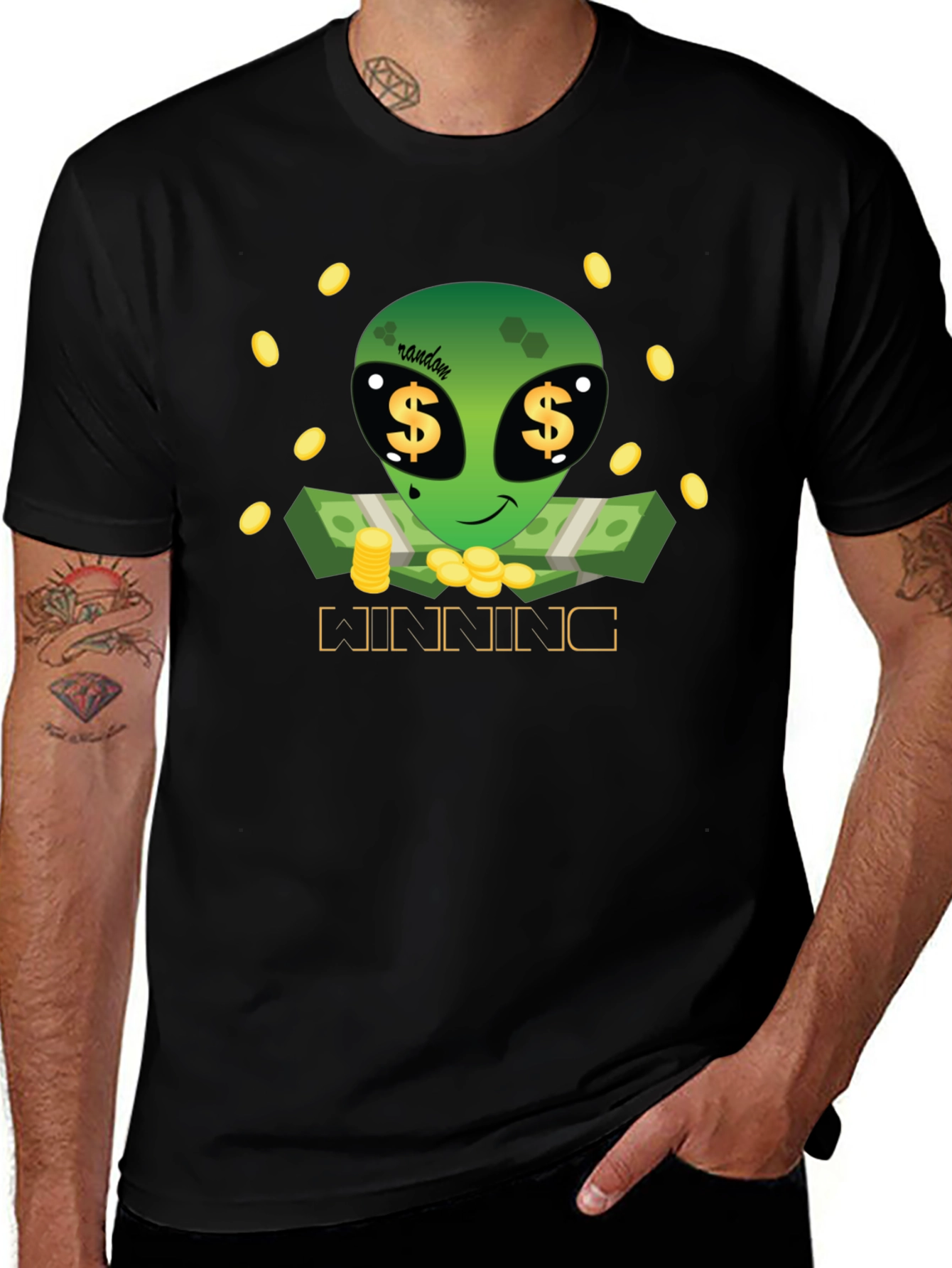 Variant 30 of Winning Alien Graphic Tee