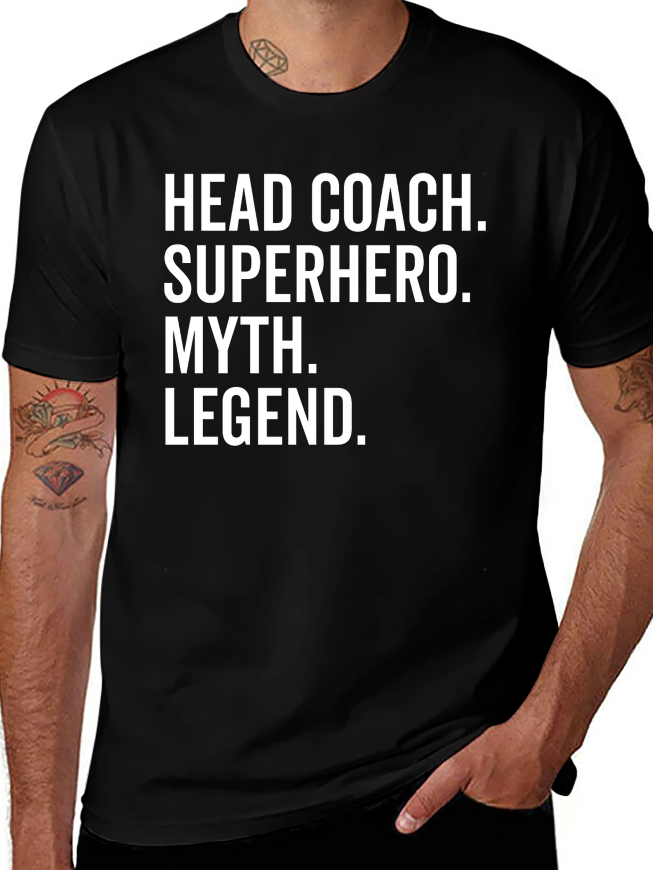 Head Coach Superhero Legend Graphic Tee