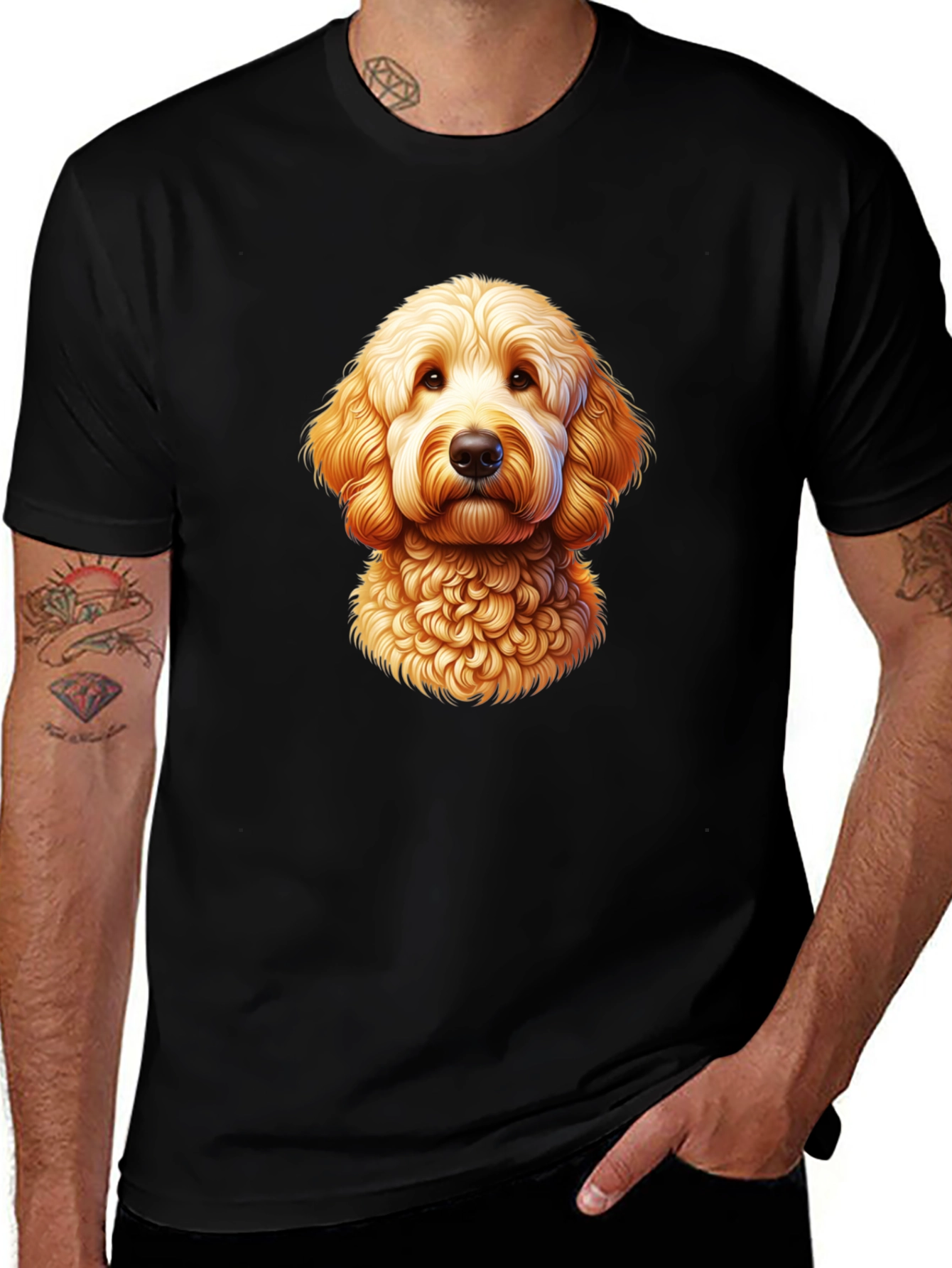 Variant 5 of Dog Portrait Graphic T-Shirt