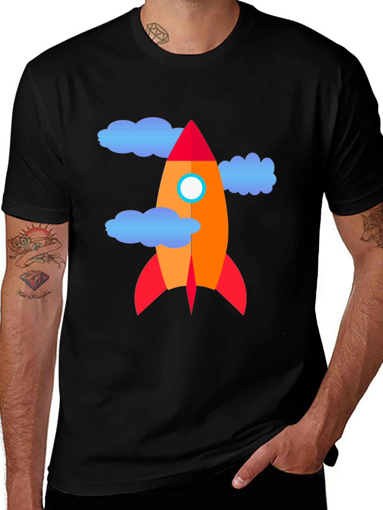 Variant 9 of Rocket Ship T-Shirt - Blast Off in Style!