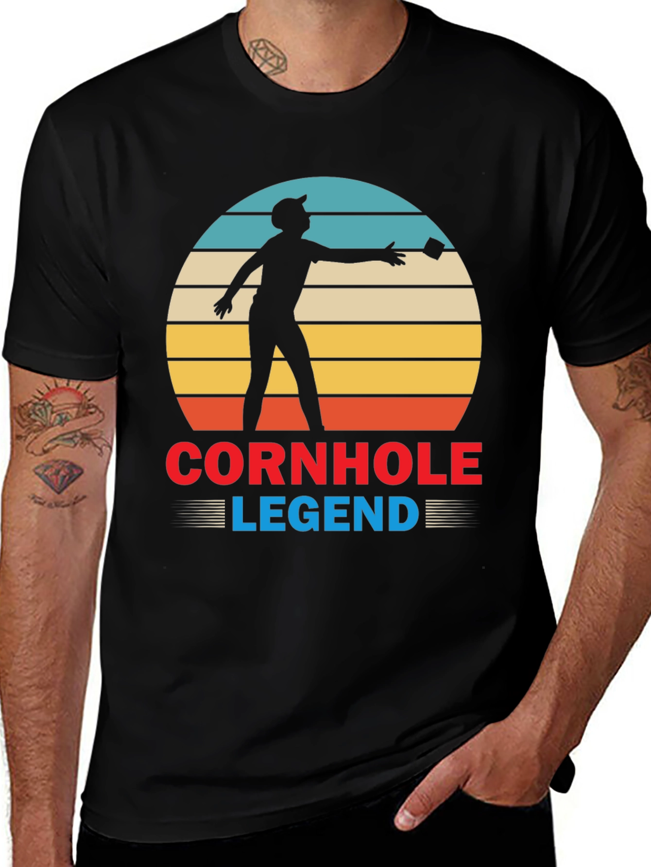 Variant 17 of Cornhole Legend Graphic T-Shirt