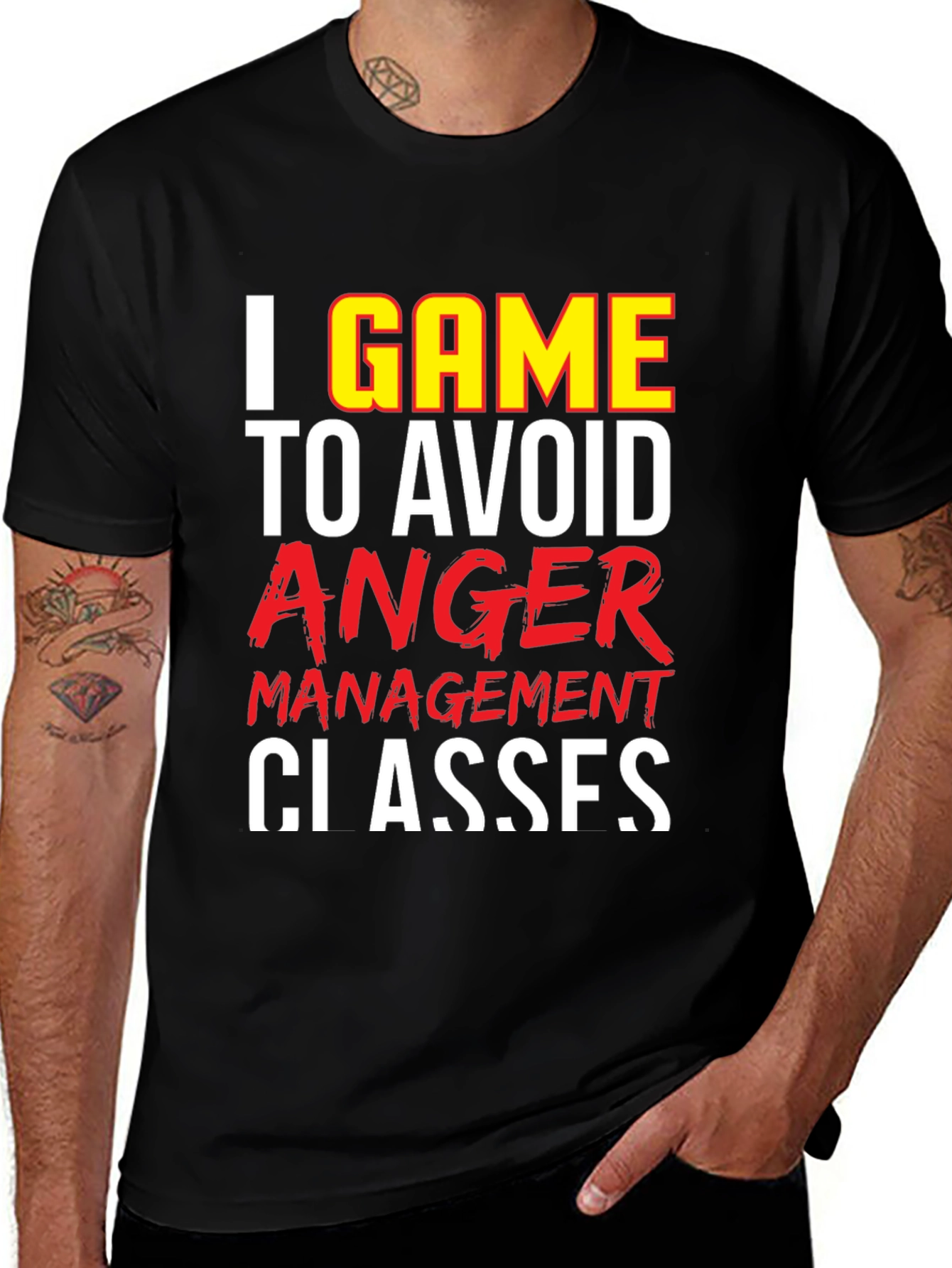 Variant 9 of I GAME to AVOID Anger Management - Graphic Tee
