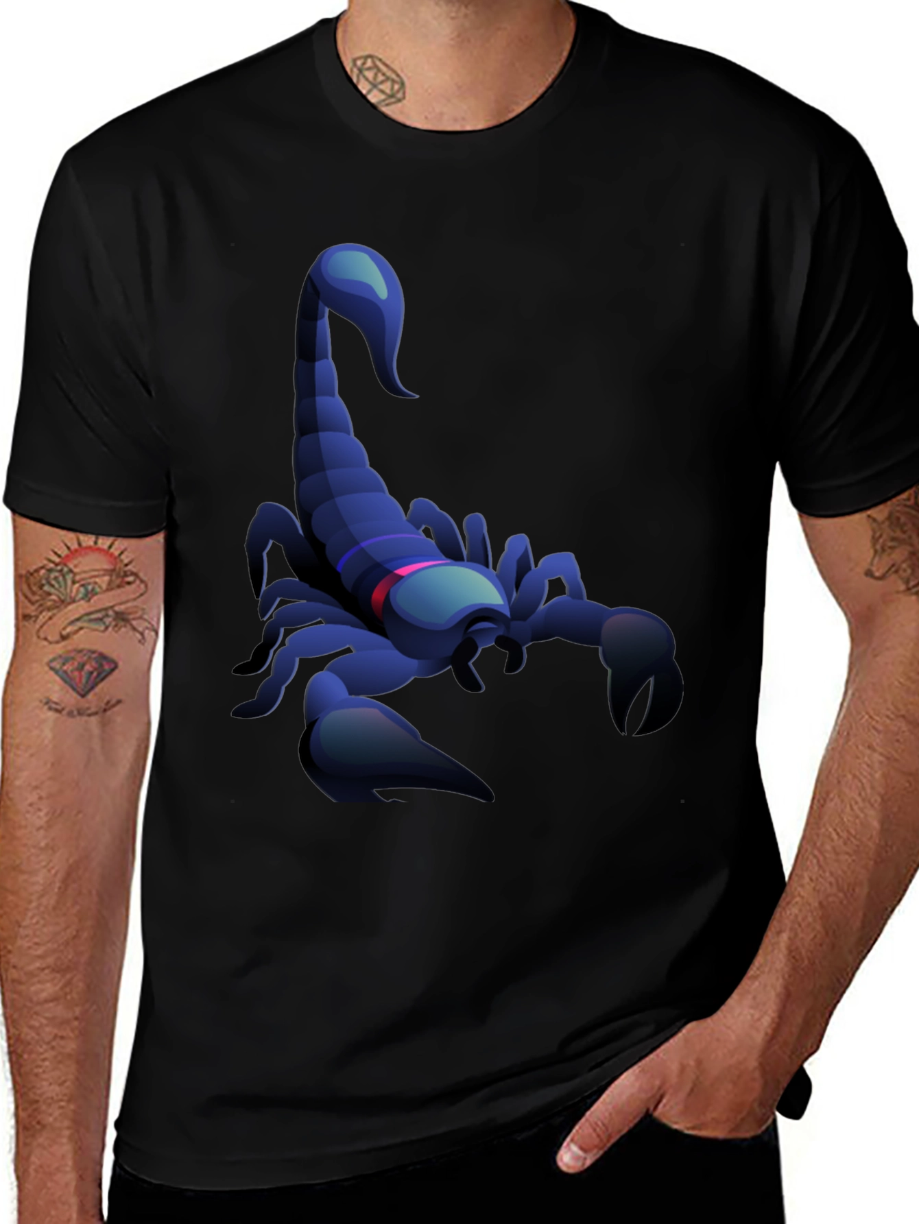 Variant 5 of Scorpion Graphic Tee - Bold Design