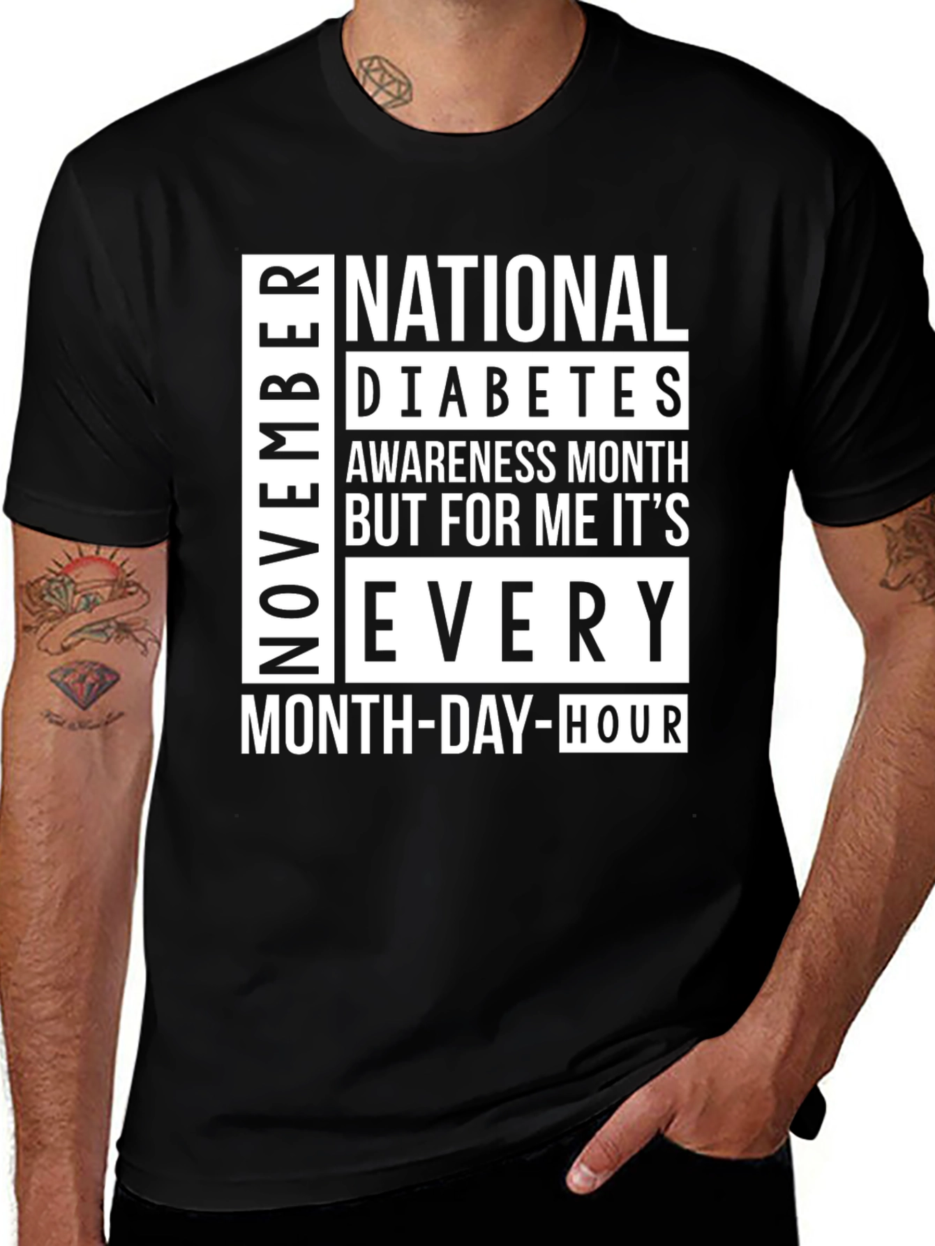 National Diabetes Awareness T-Shirt - Every Month