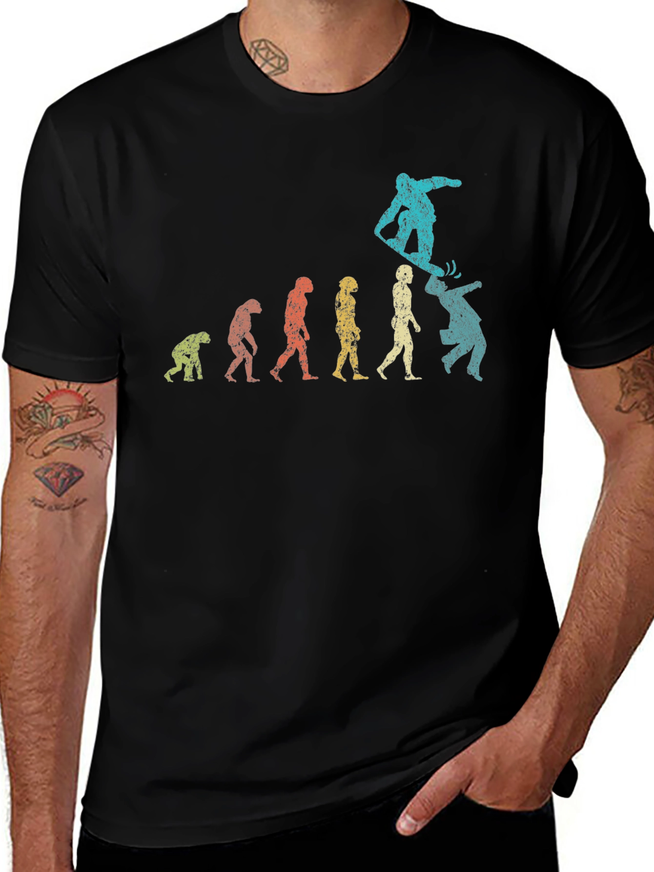 Variant 16 of Evolution Snowboarding Graphic T-Shirt