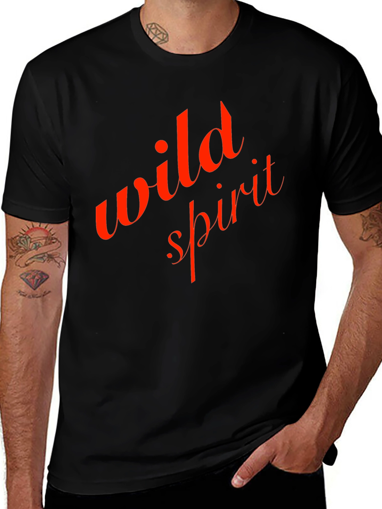 Variant 28 of Wild Spirit Graphic Tee - Stylish Men's T-Shirt