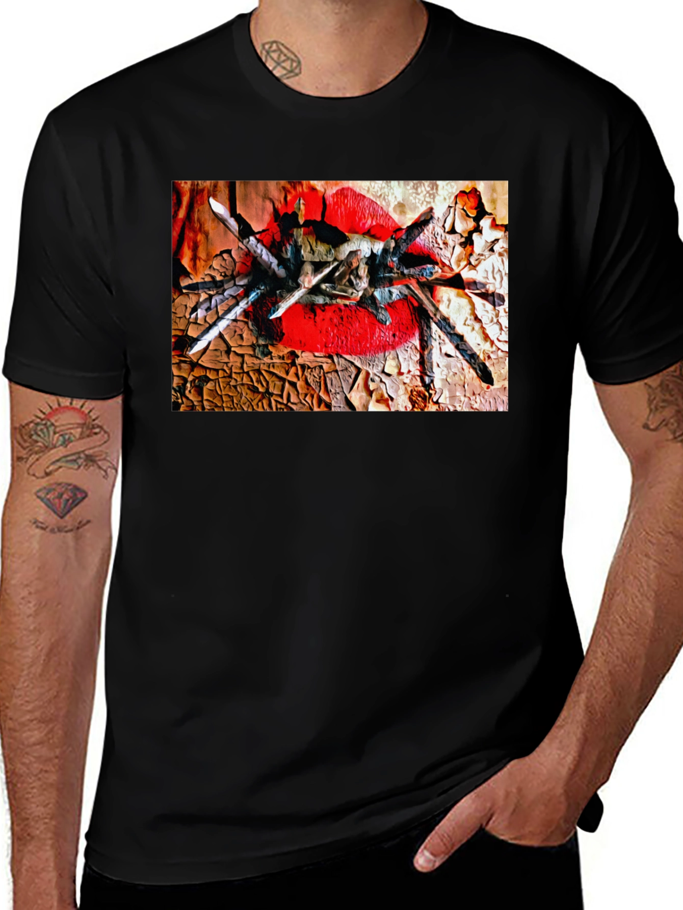 Variant 22 of Tarantula Lips Graphic T-Shirt