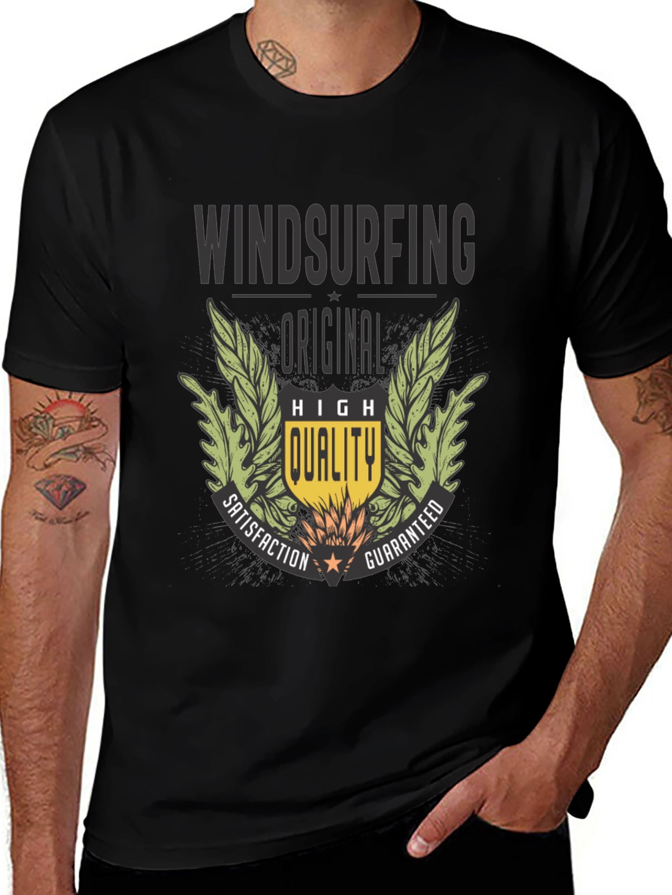 Variant 16 of Windsurfing Original Quality T-Shirt - Satisfaction Guaranteed