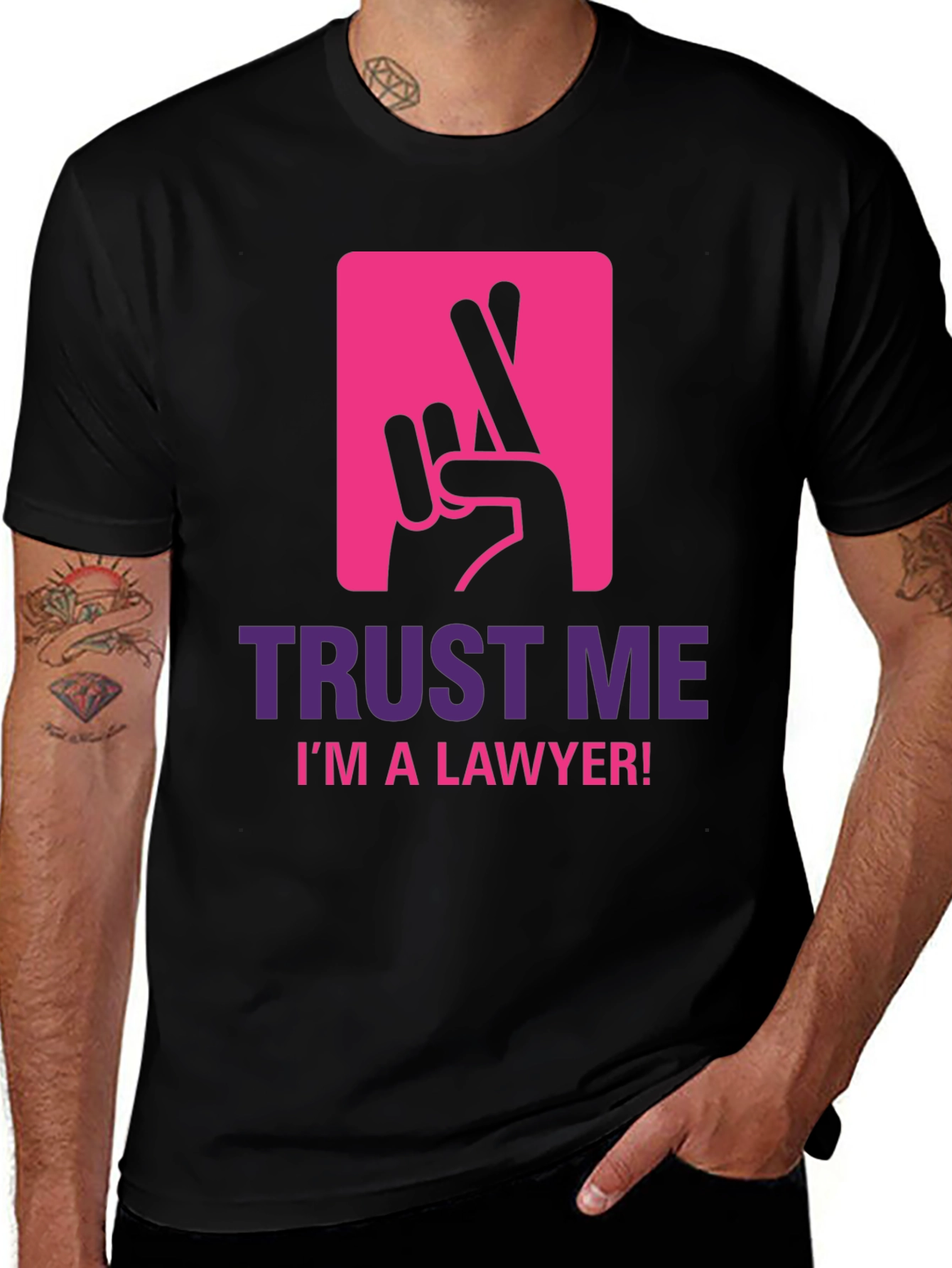 Variant 22 of Trust Me I'm A Lawyer T-Shirt - Novelty Tee