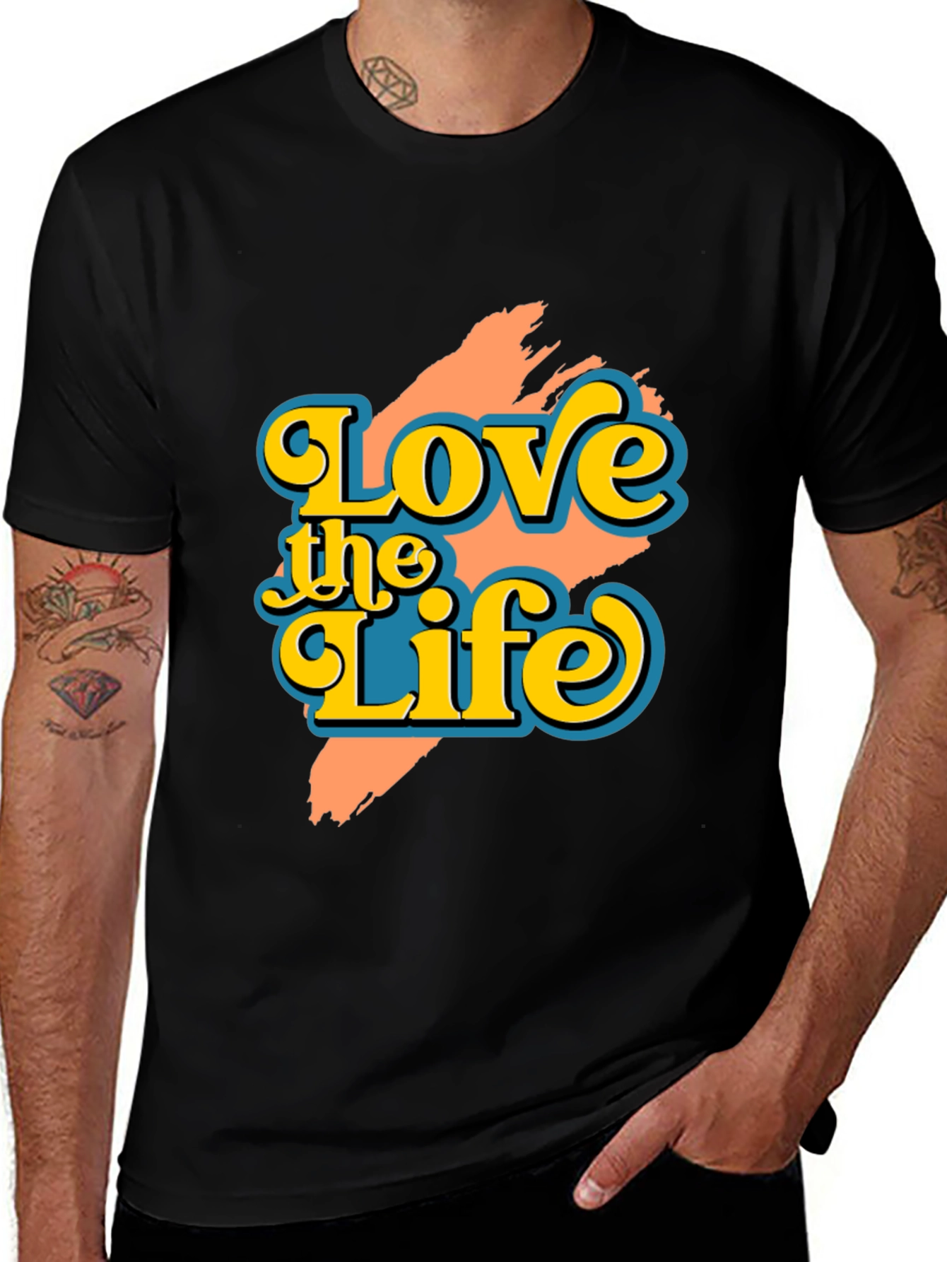 Variant 16 of Love The Life Retro Graphic T-Shirt