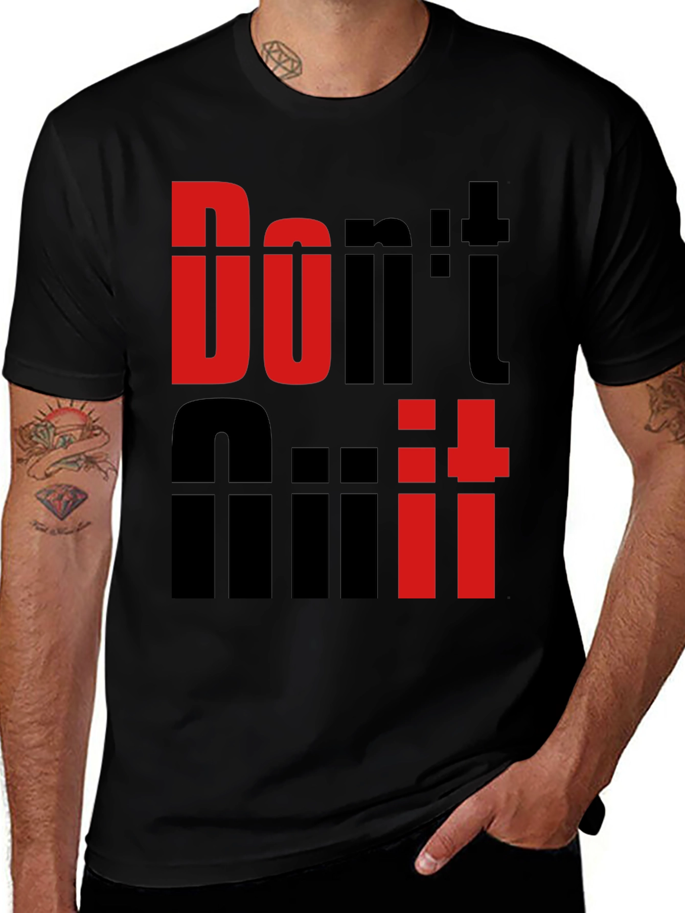 Variant 12 of Don't Quit T-Shirt - Motivational Graphic Tee