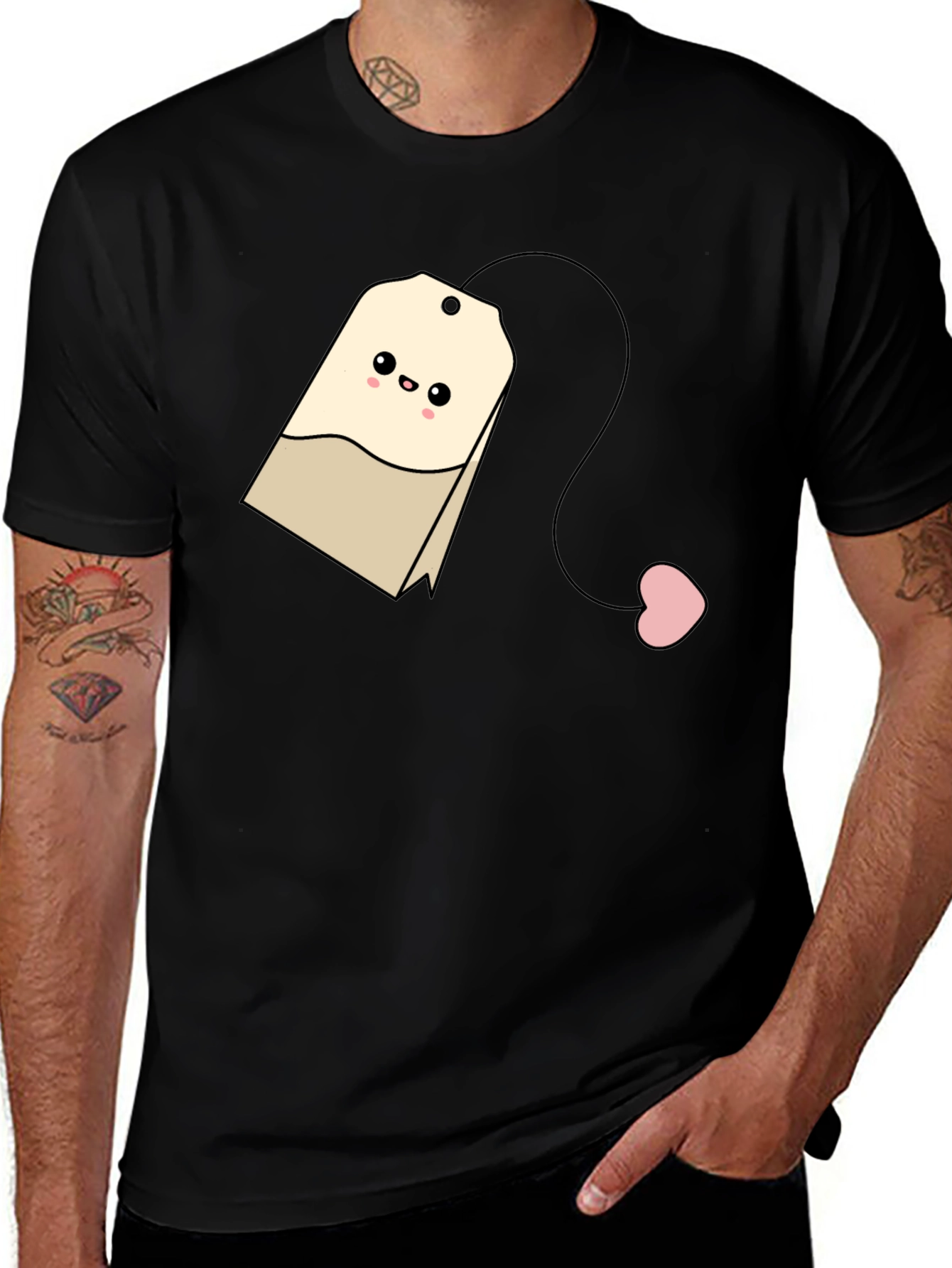 Variant 6 of Cute Tea Bag Graphic T-Shirt