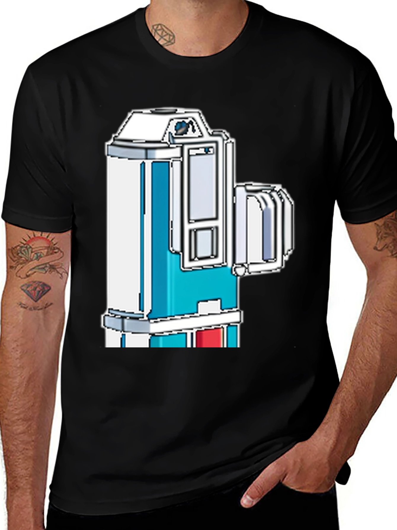 Variant 9 of Retro 8-Bit Camera T-Shirt - Classic Gamer Style