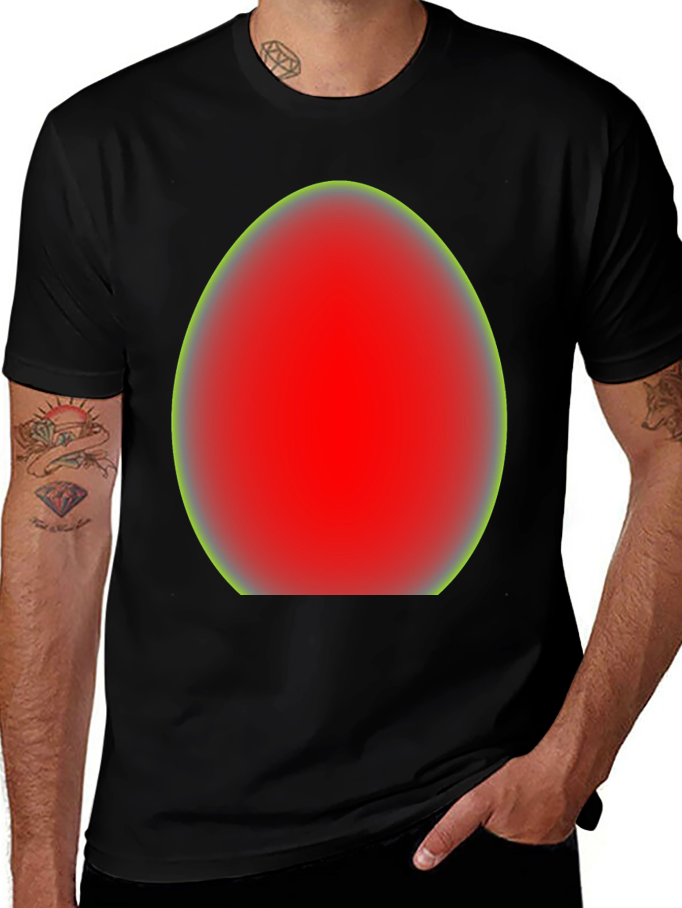 Variant 21 of Red Egg Graphic Tee - Casual Unisex T-Shirt
