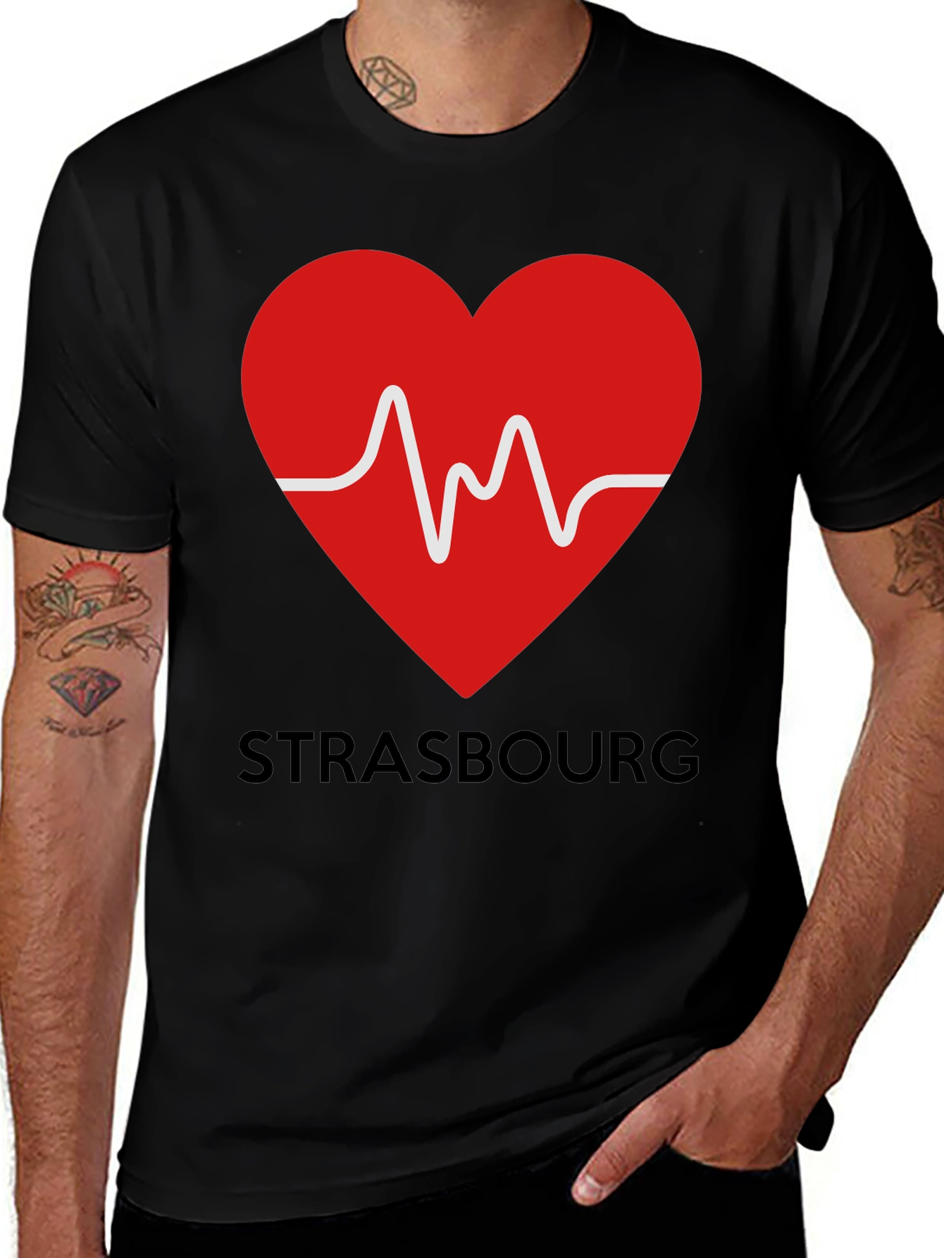 Strasbourg Heartbeat T-Shirt - City Pride