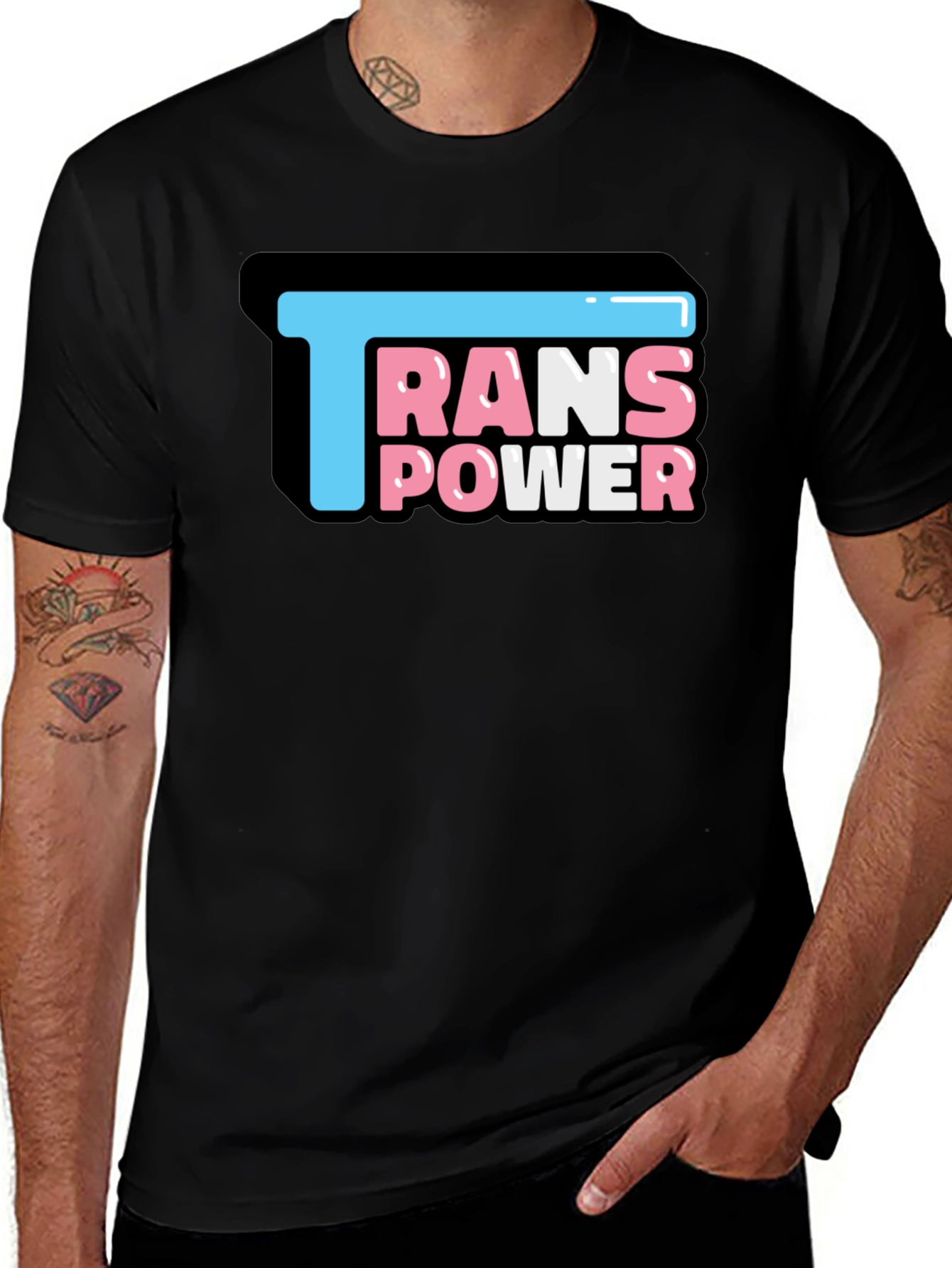 Trans Power Graphic Tee