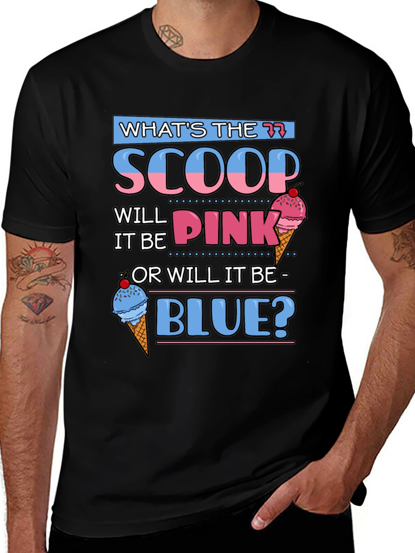 Gender Reveal 'What's The Scoop?' T-Shirt