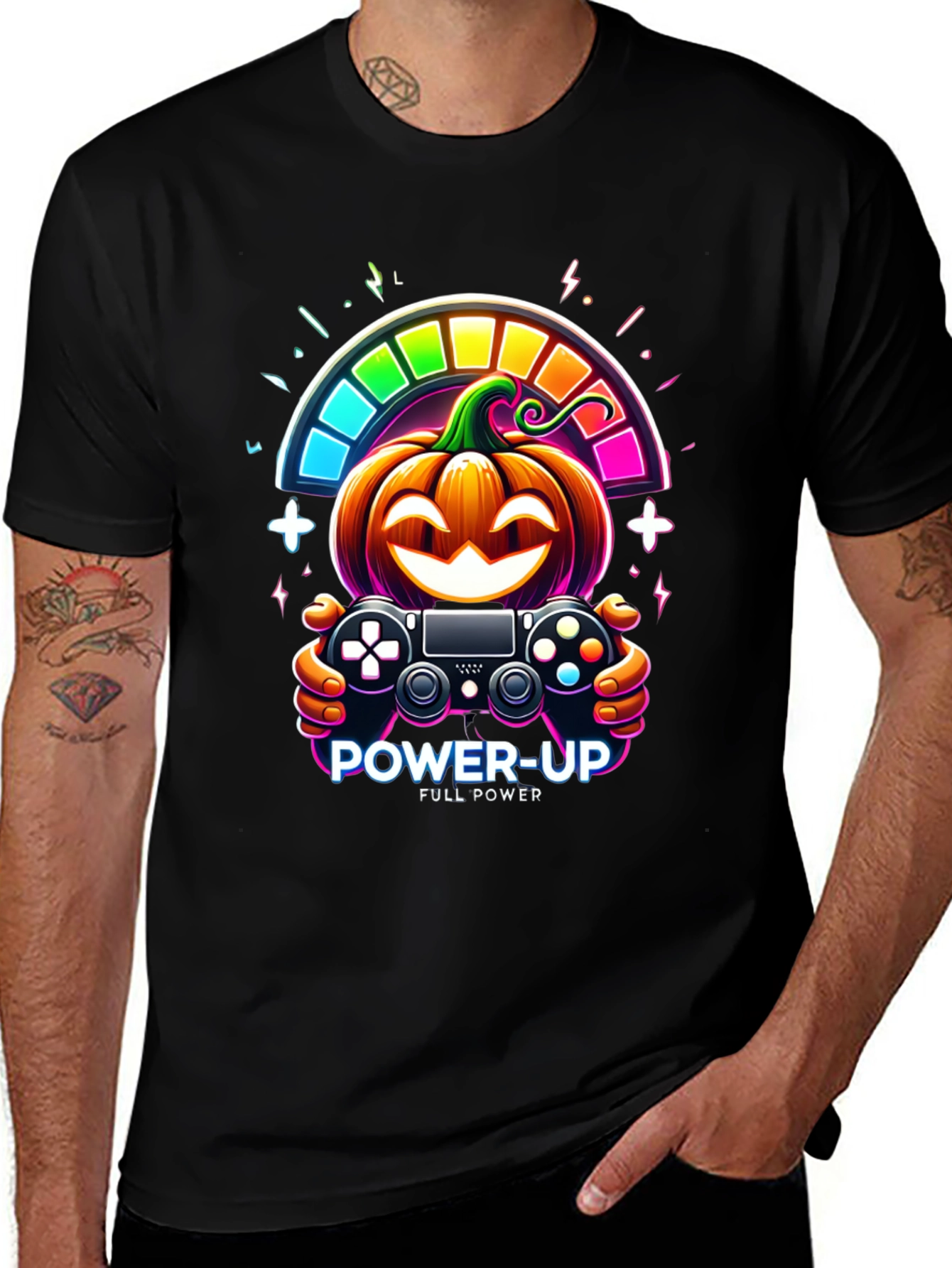 Power-Up Halloween Gamer T-Shirt