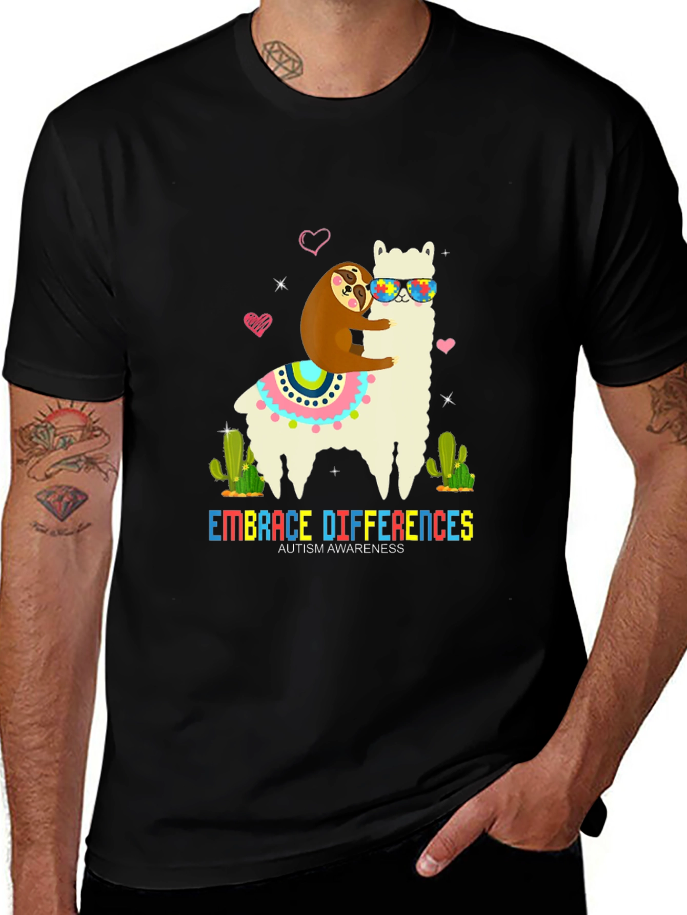 Embrace Differences Autism Awareness T-Shirt