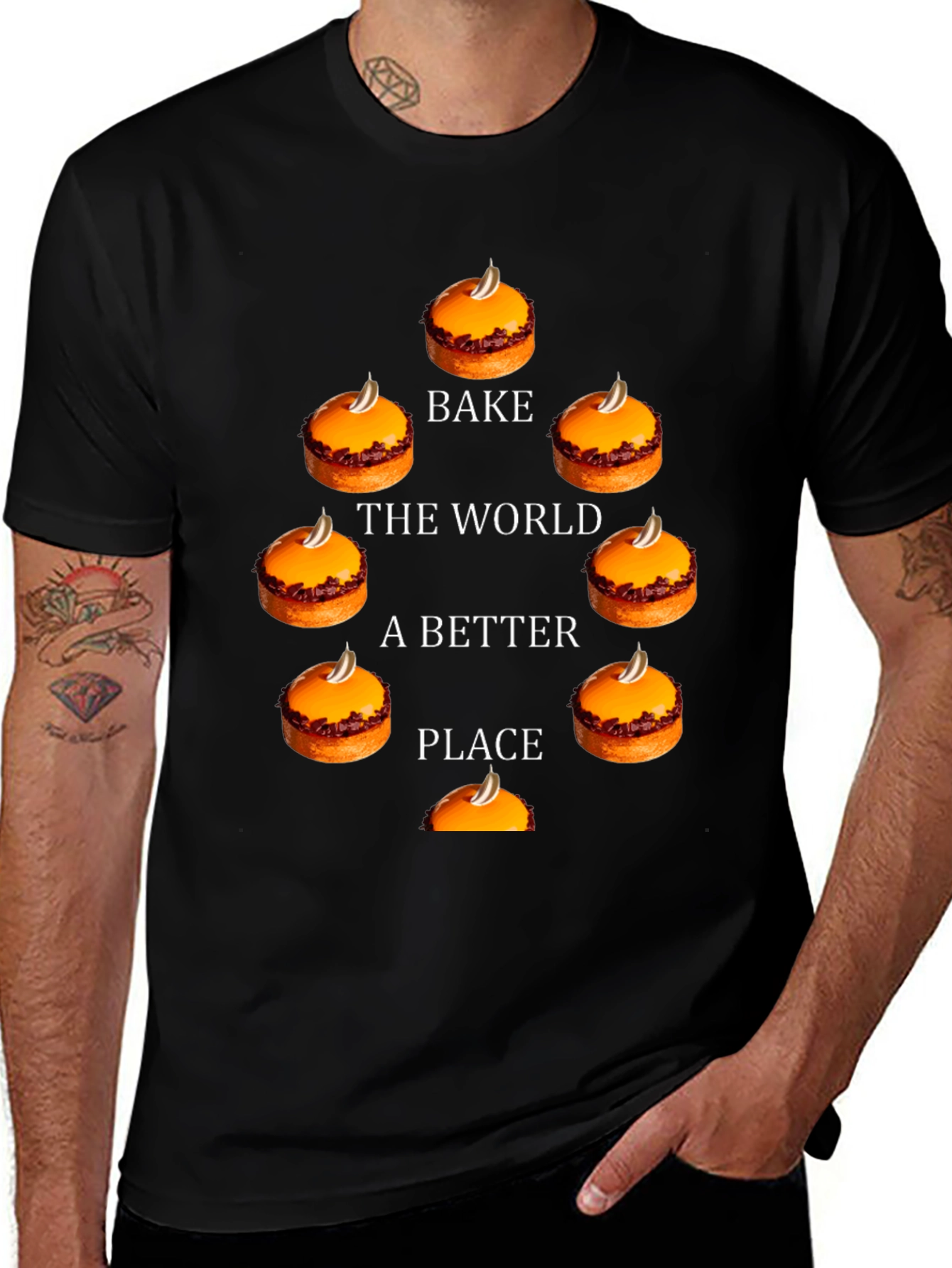 Variant 16 of Bake the World T-Shirt