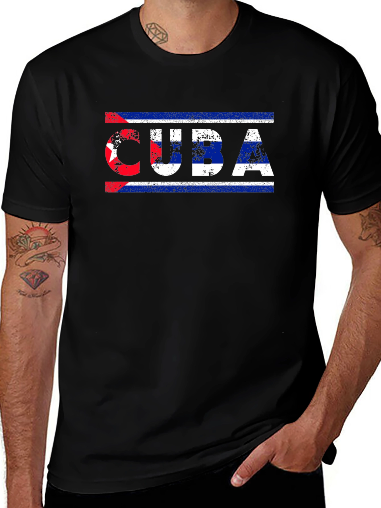Cuba Flag Graphic T-Shirt