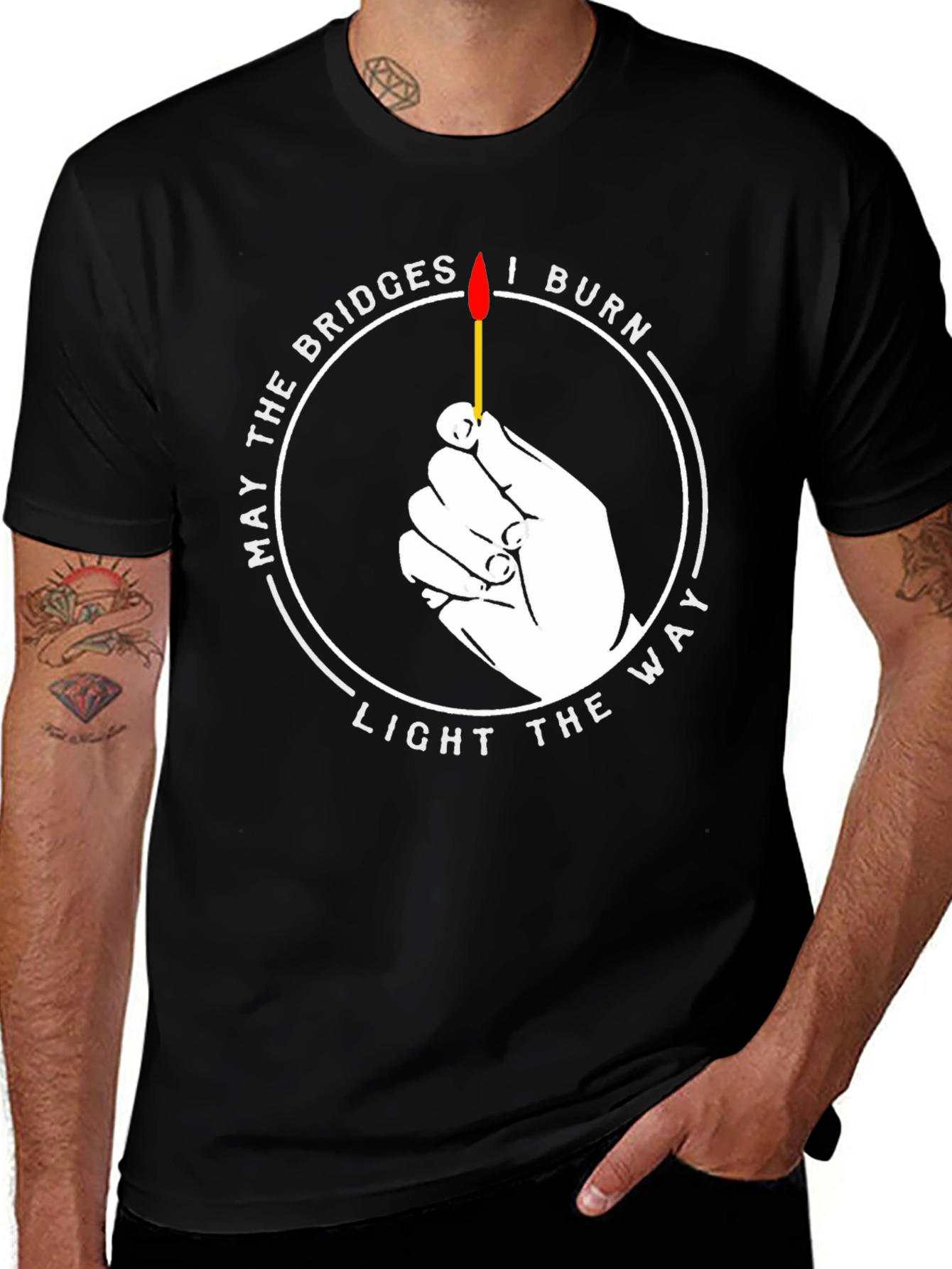 Variant 22 of May the Bridges I Burn T-Shirt